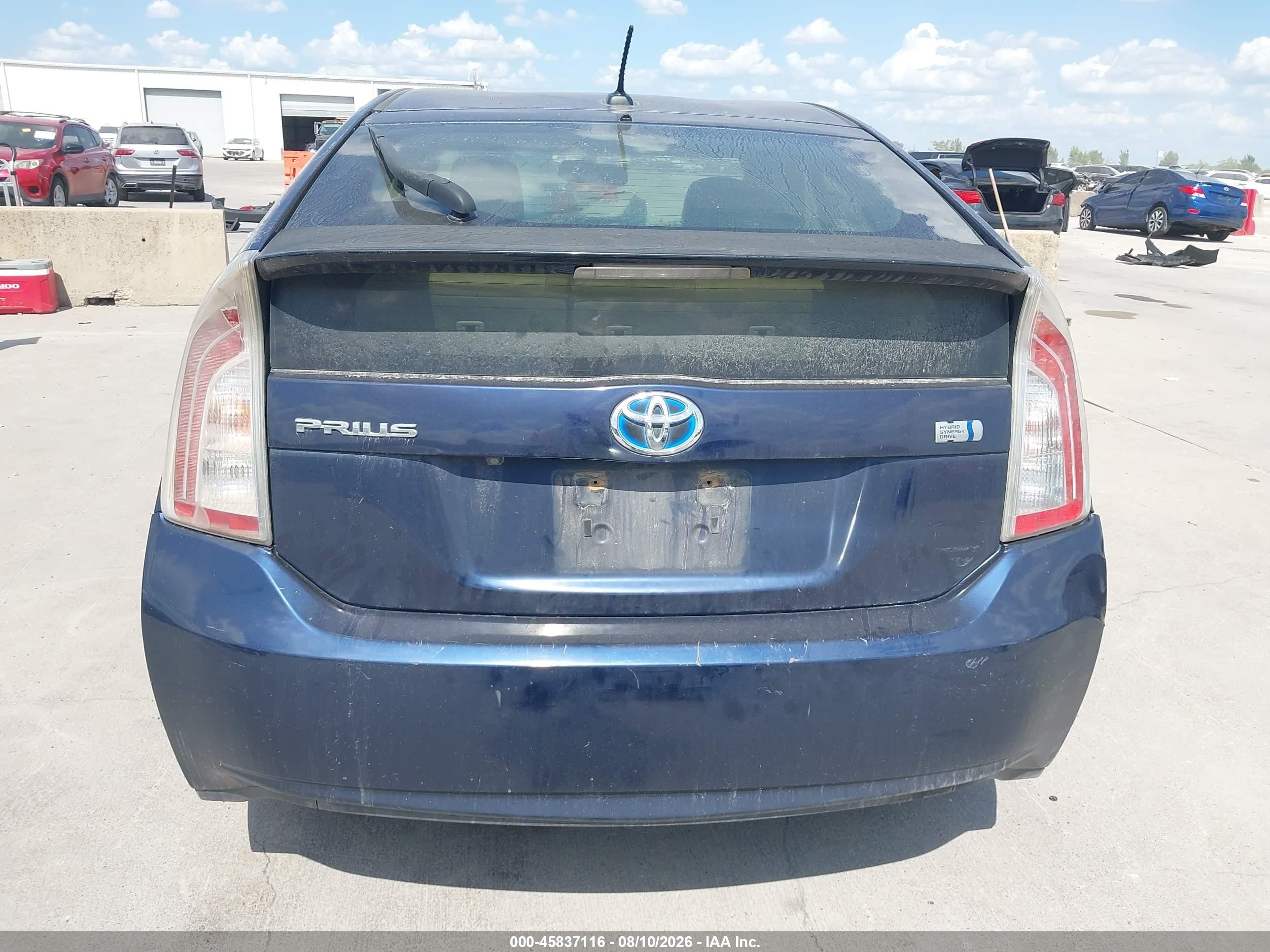 2013 Toyota Prius Four Blue vin: JTDKN3DU9D1625568