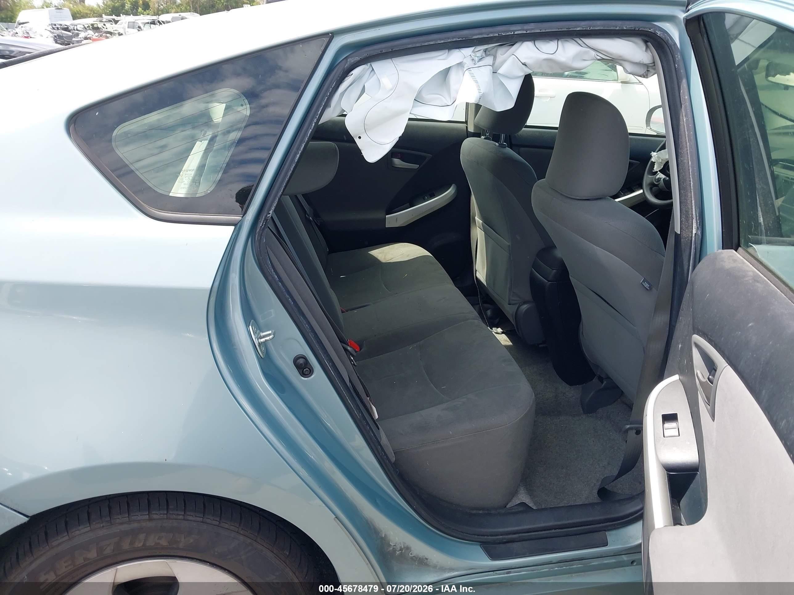 2013 Toyota Prius Three Teal vin: JTDKN3DU9D1682045