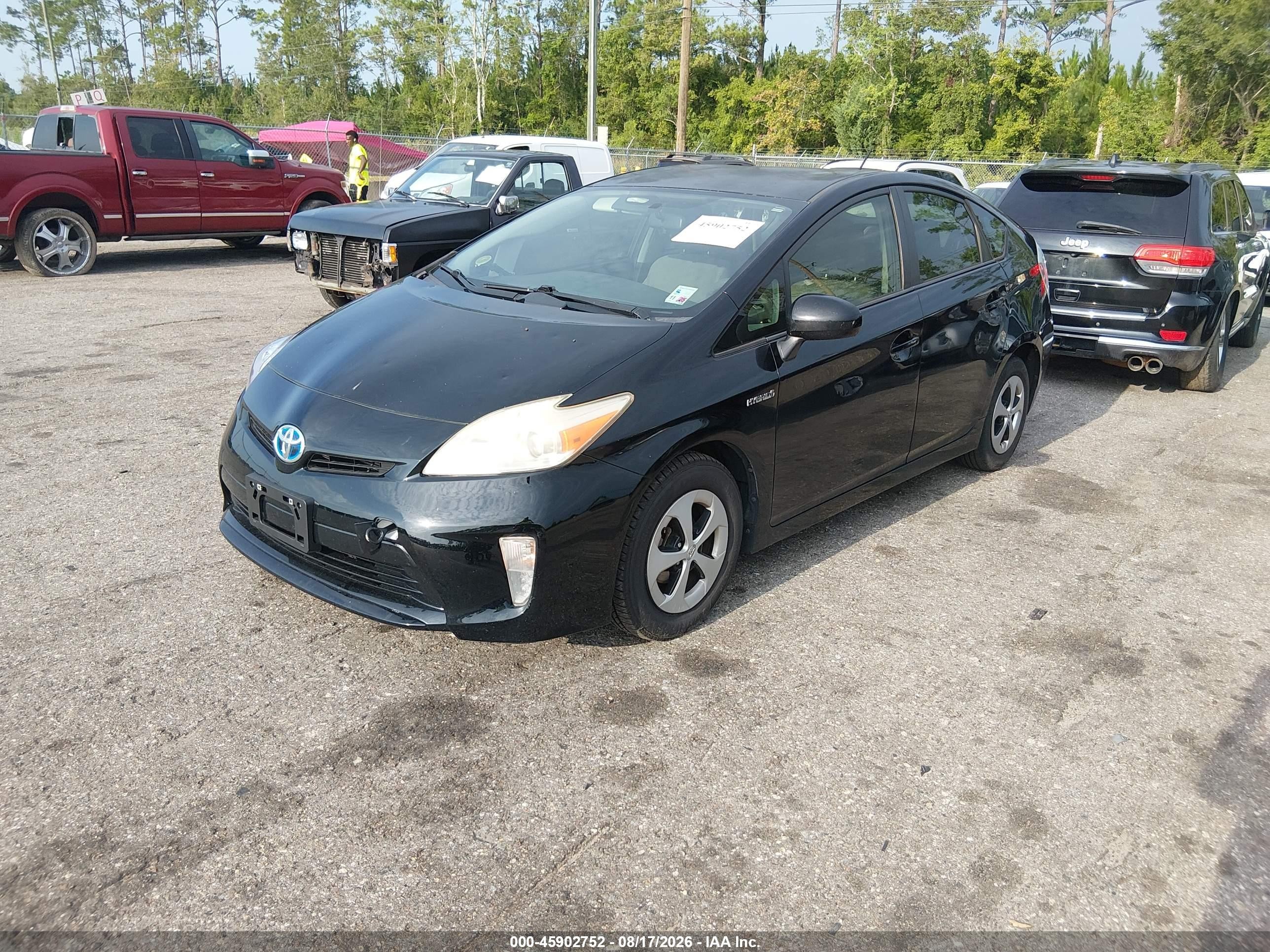 2013 Toyota Prius Two Black vin: JTDKN3DU9D5581113