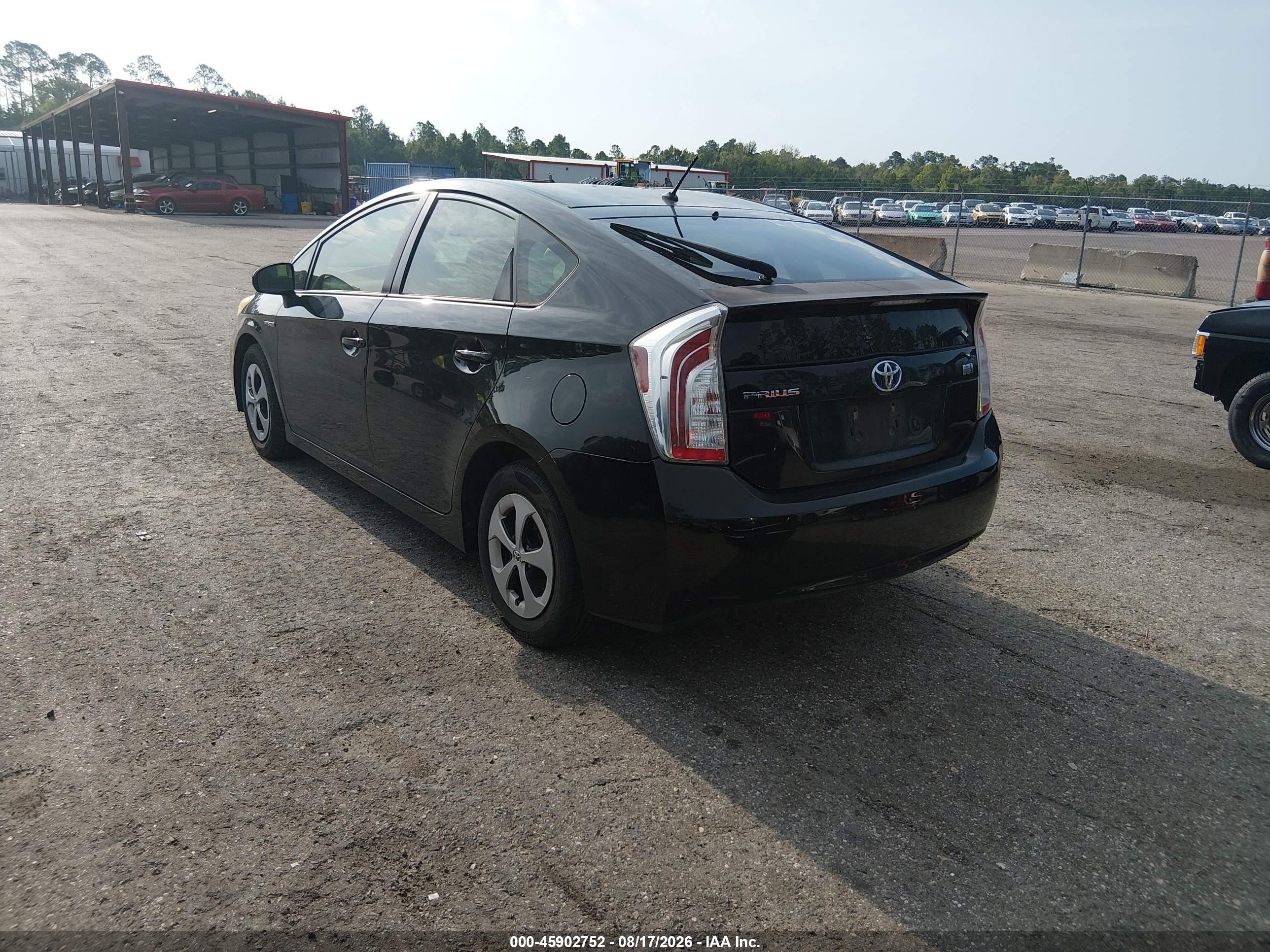 2013 Toyota Prius Two Black vin: JTDKN3DU9D5581113