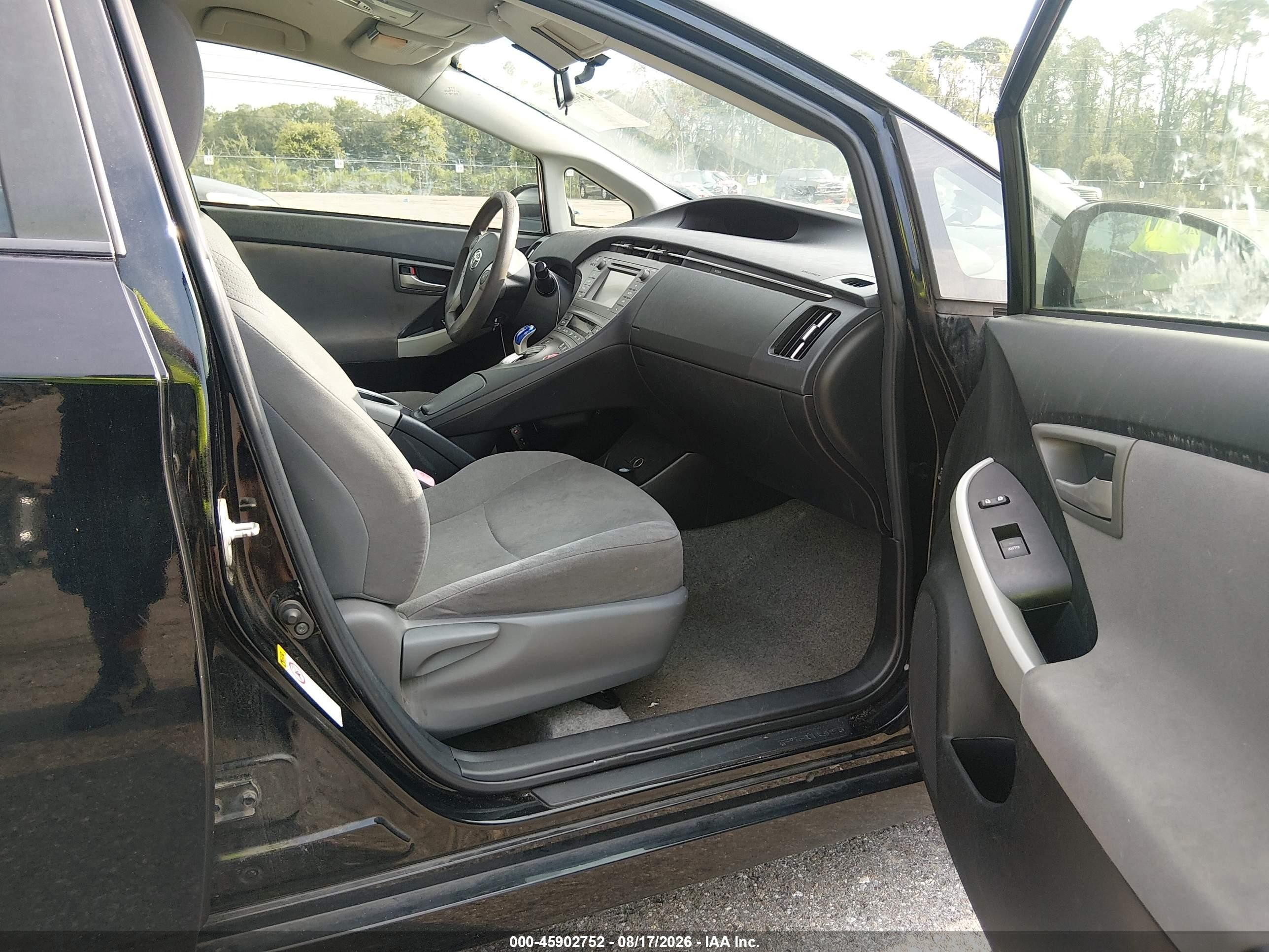 2013 Toyota Prius Two Black vin: JTDKN3DU9D5581113