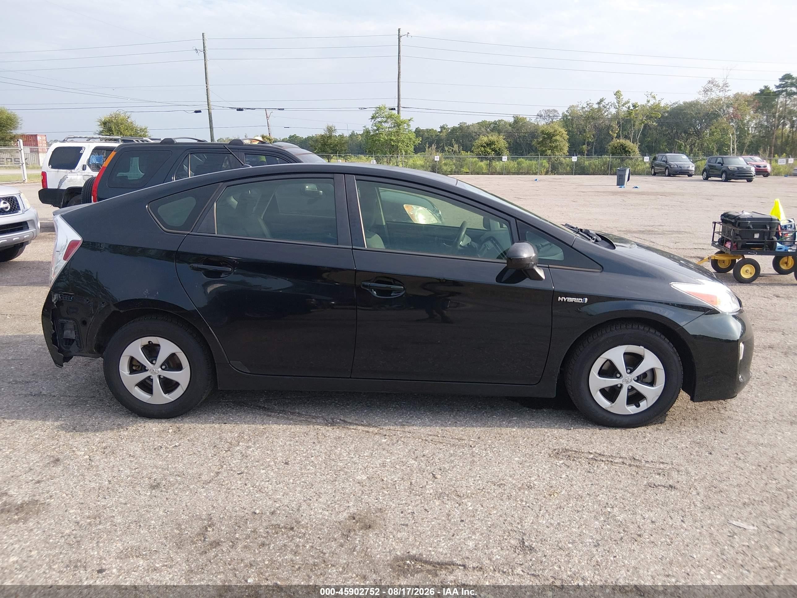 2013 Toyota Prius Two Black vin: JTDKN3DU9D5581113