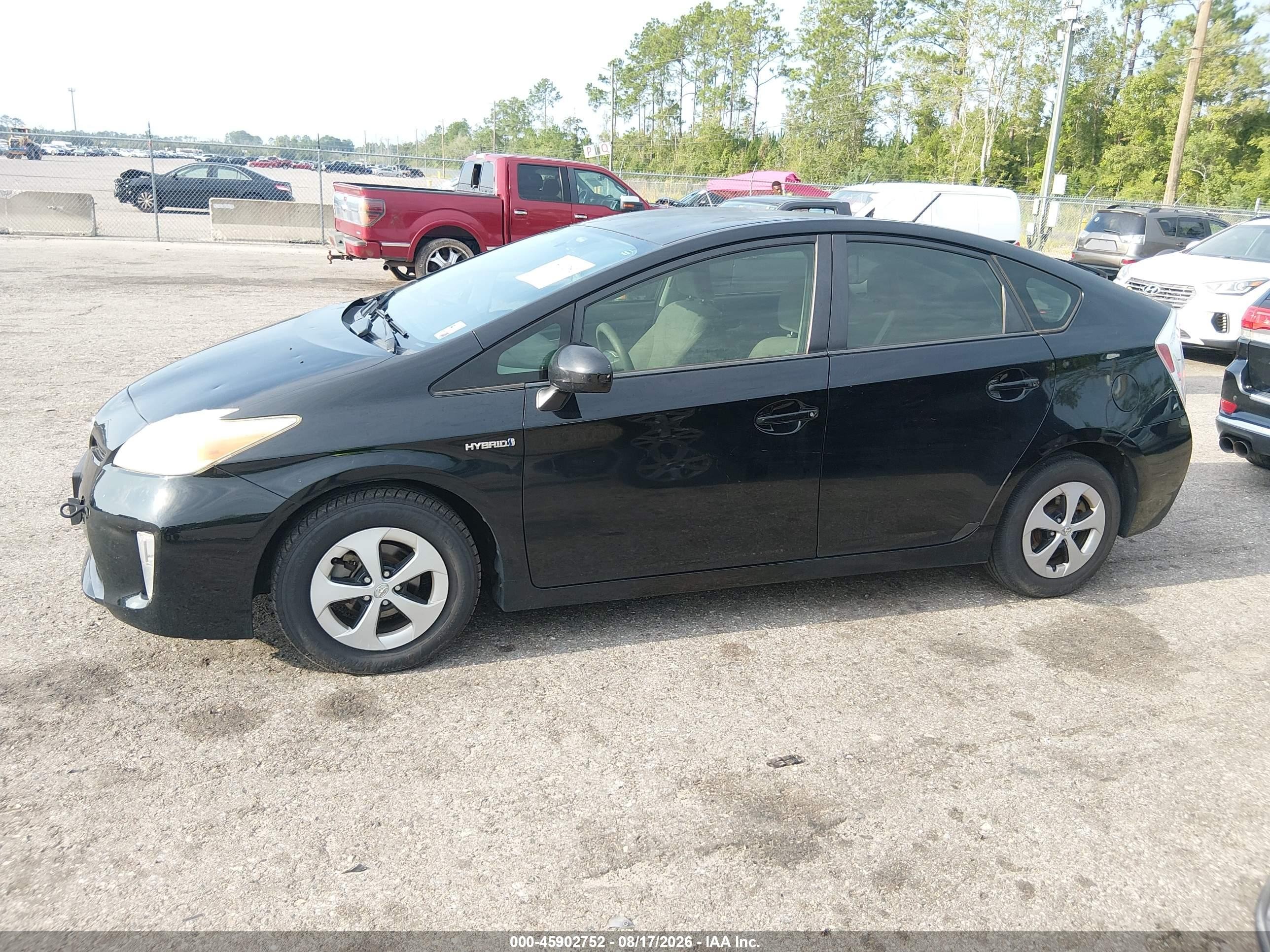 2013 Toyota Prius Two Black vin: JTDKN3DU9D5581113