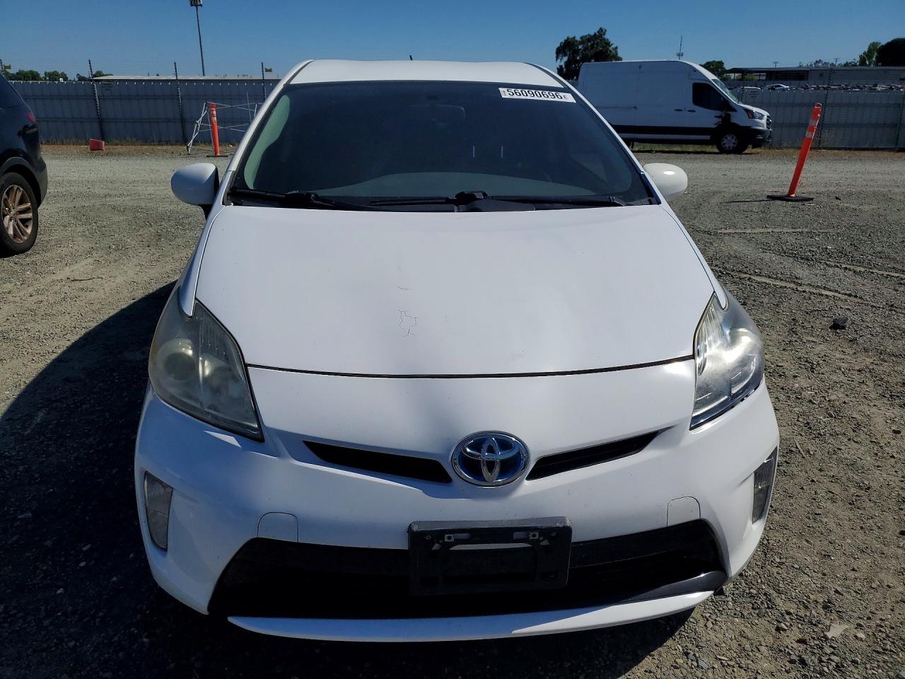 2013 Toyota Prius Three White vin: JTDKN3DU9D5584061