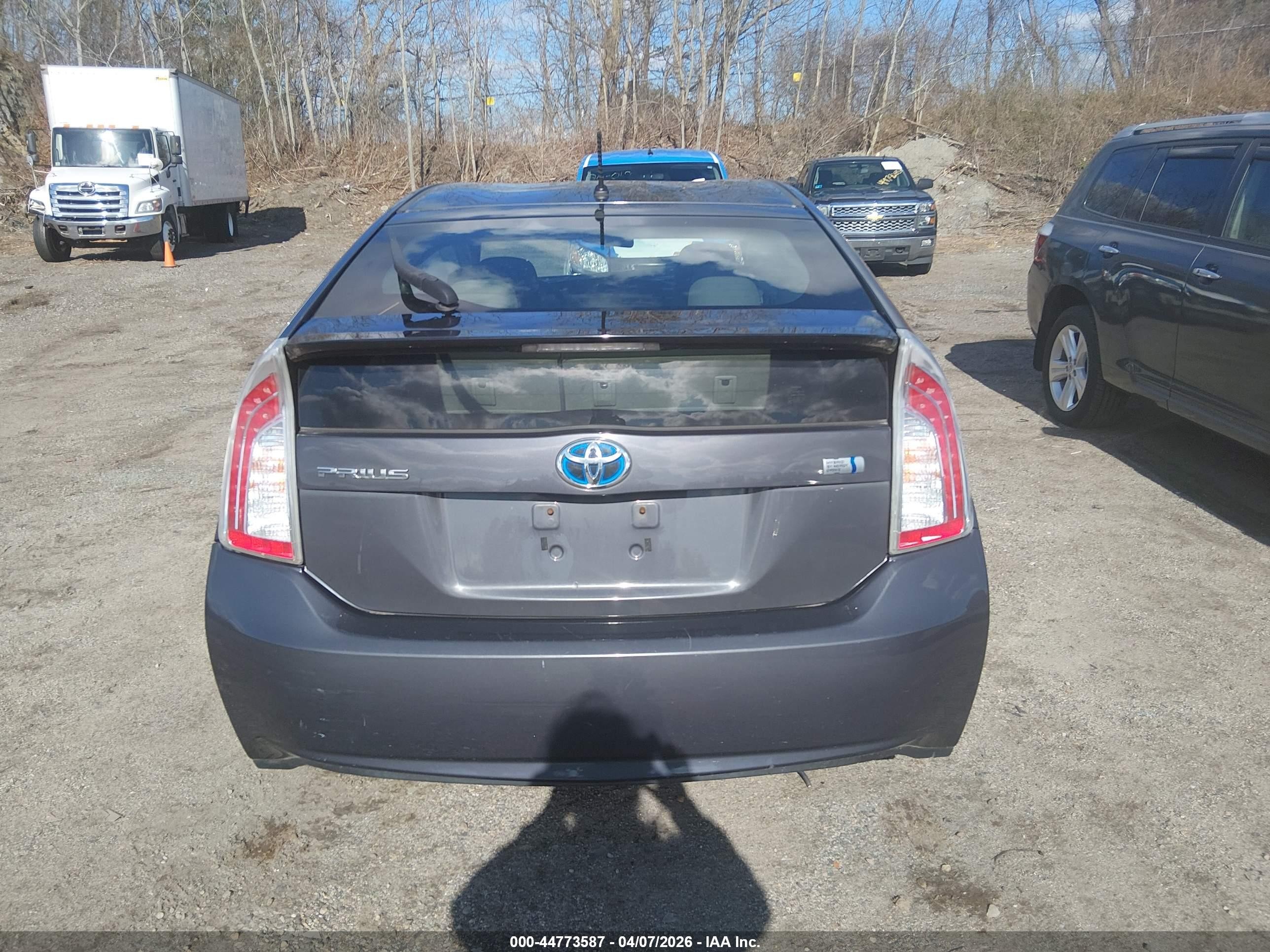 2013 Toyota Prius Two Black vin: JTDKN3DU9D5607290