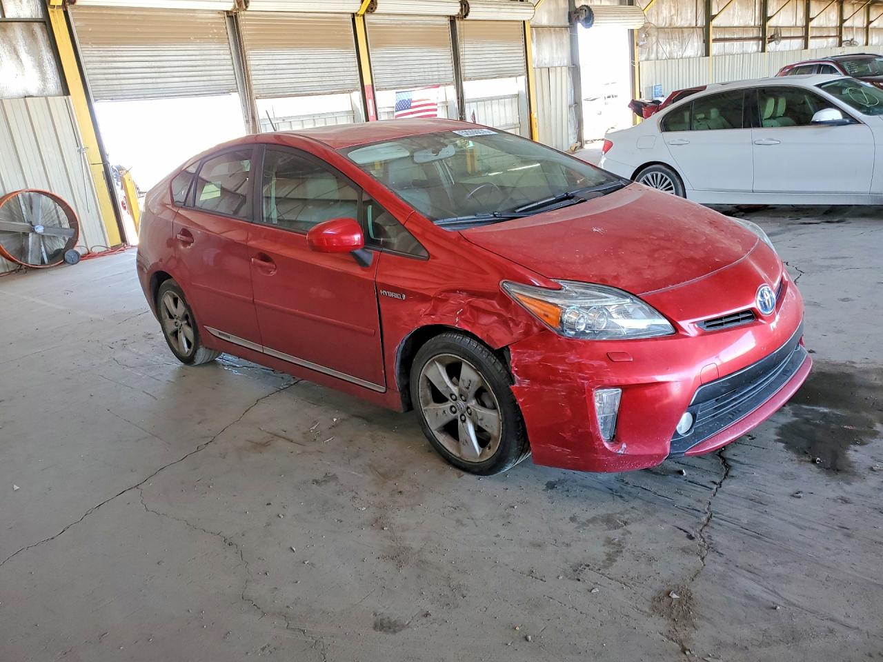 2013 Toyota Prius Five Red vin: JTDKN3DU9D5639740