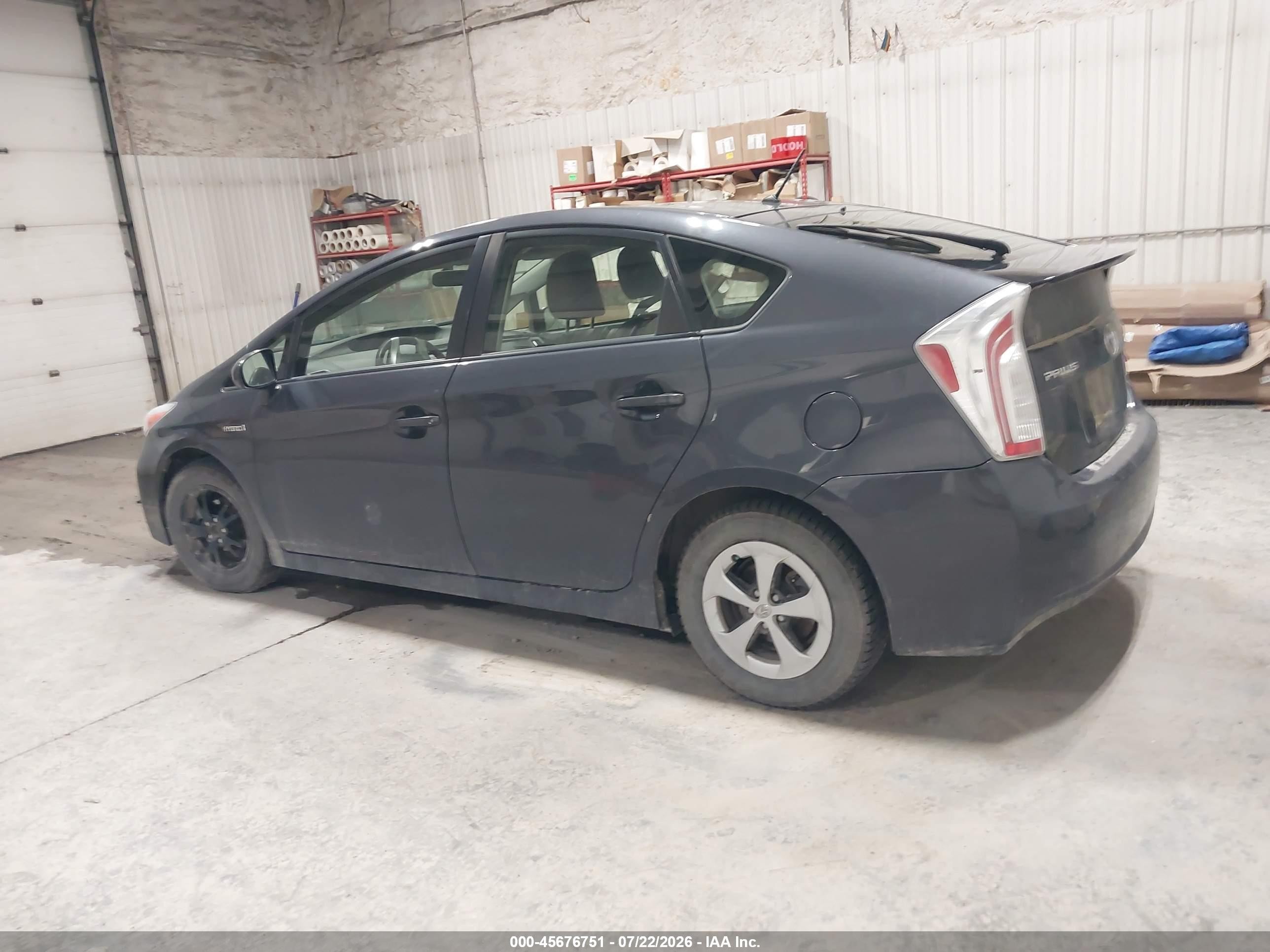 2013 Toyota Prius Two Gray vin: JTDKN3DU9D5647868