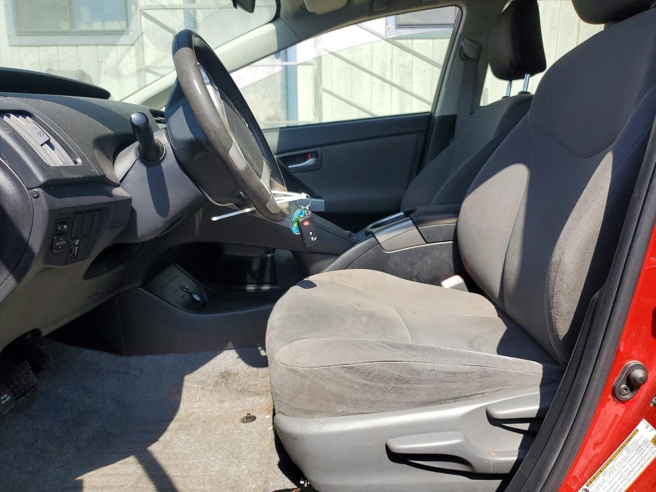 2013 Toyota Prius Three Red vin: JTDKN3DU9D5652990
