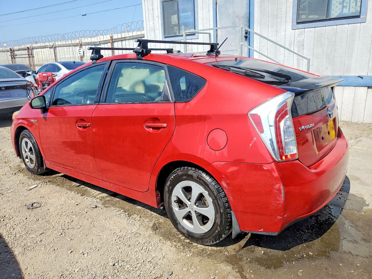 2013 Toyota Prius Three Red vin: JTDKN3DU9D5652990