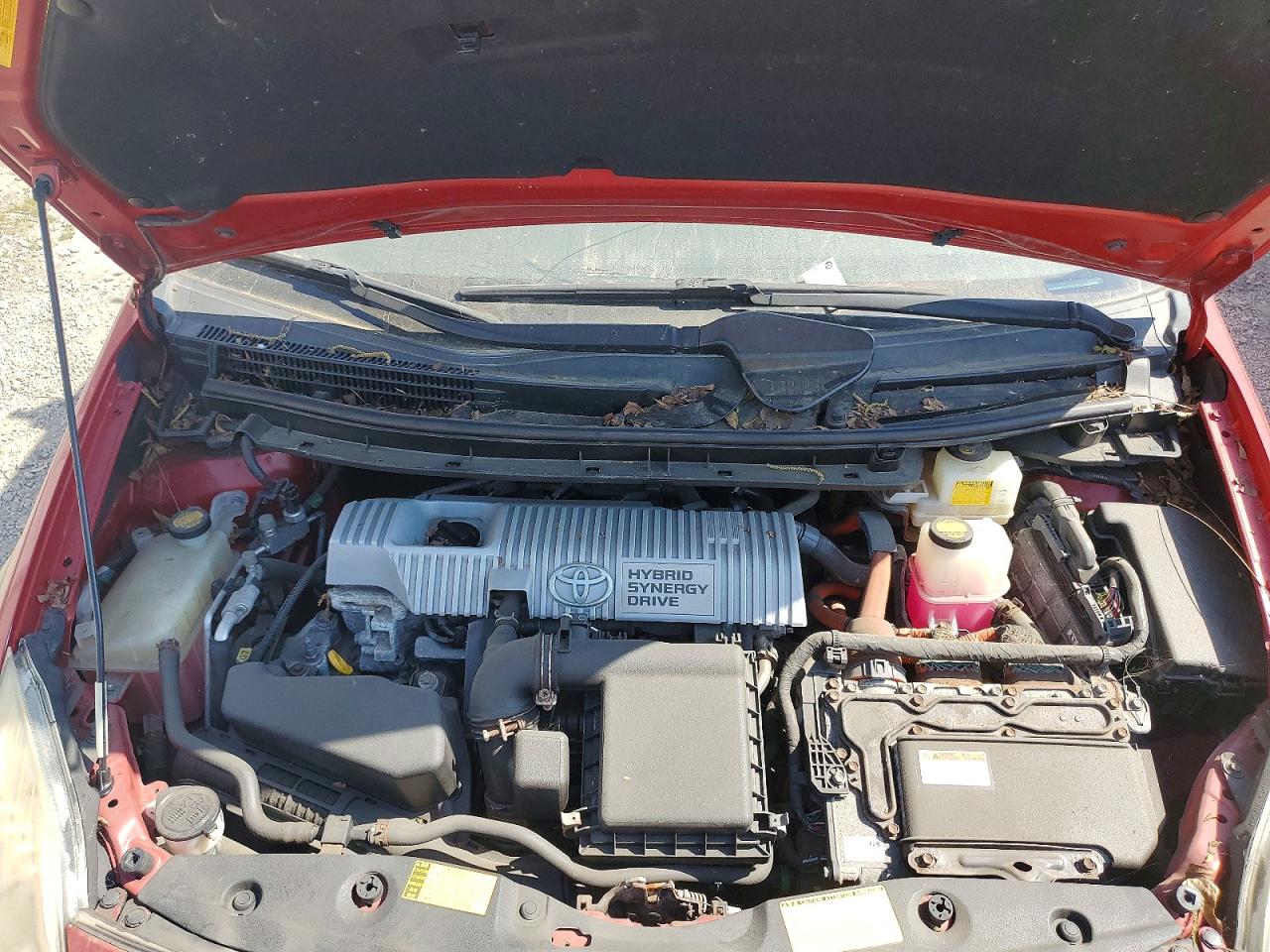 2013 Toyota Prius Three Red vin: JTDKN3DU9D5652990