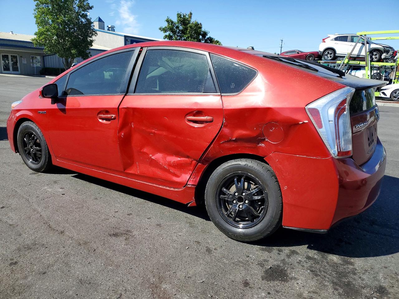 2013 Toyota Prius Two Red vin: JTDKN3DU9D5687593