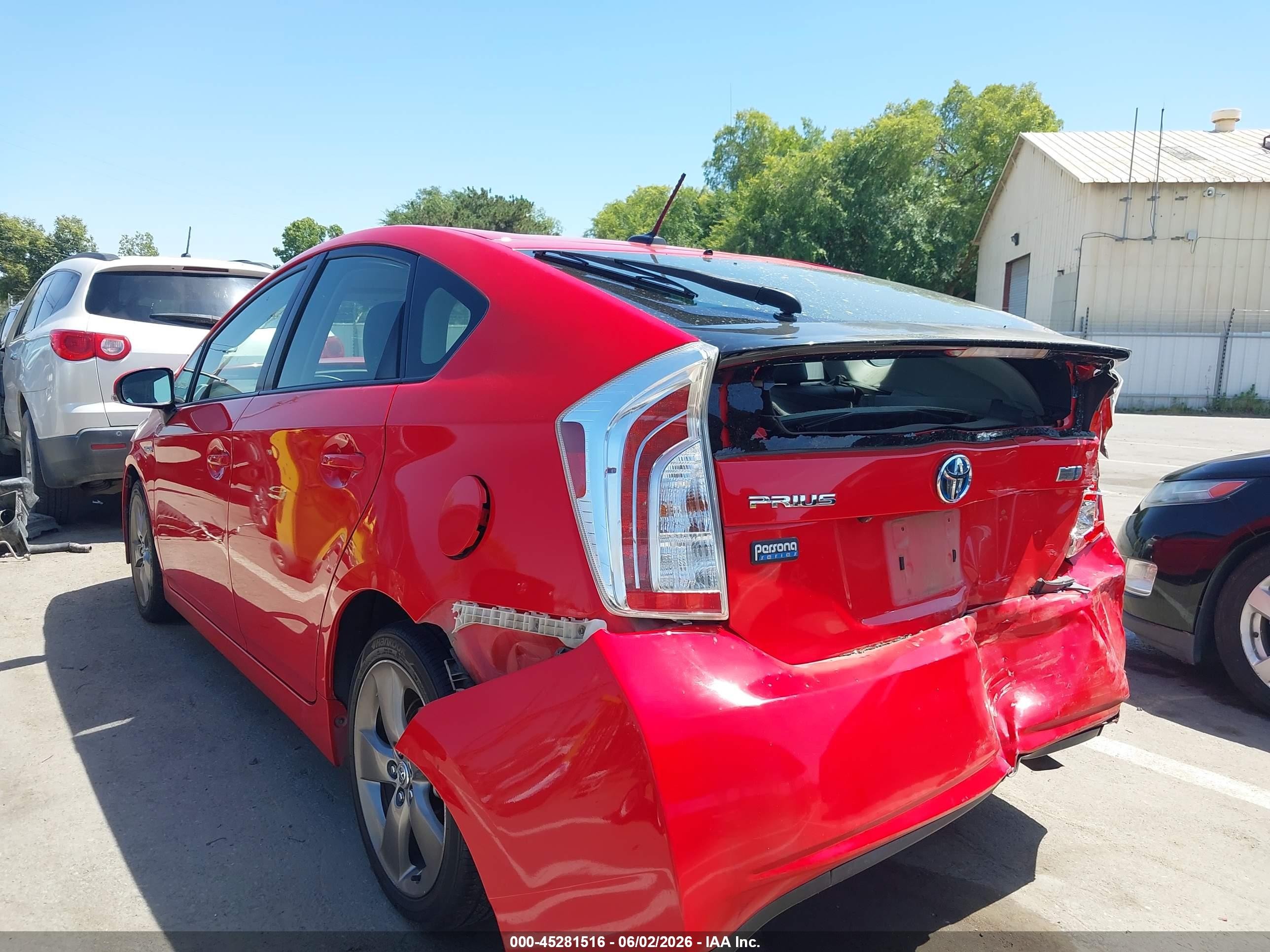 2015 Toyota Prius Persona Series Special Edition Red vin: JTDKN3DU9F0397273