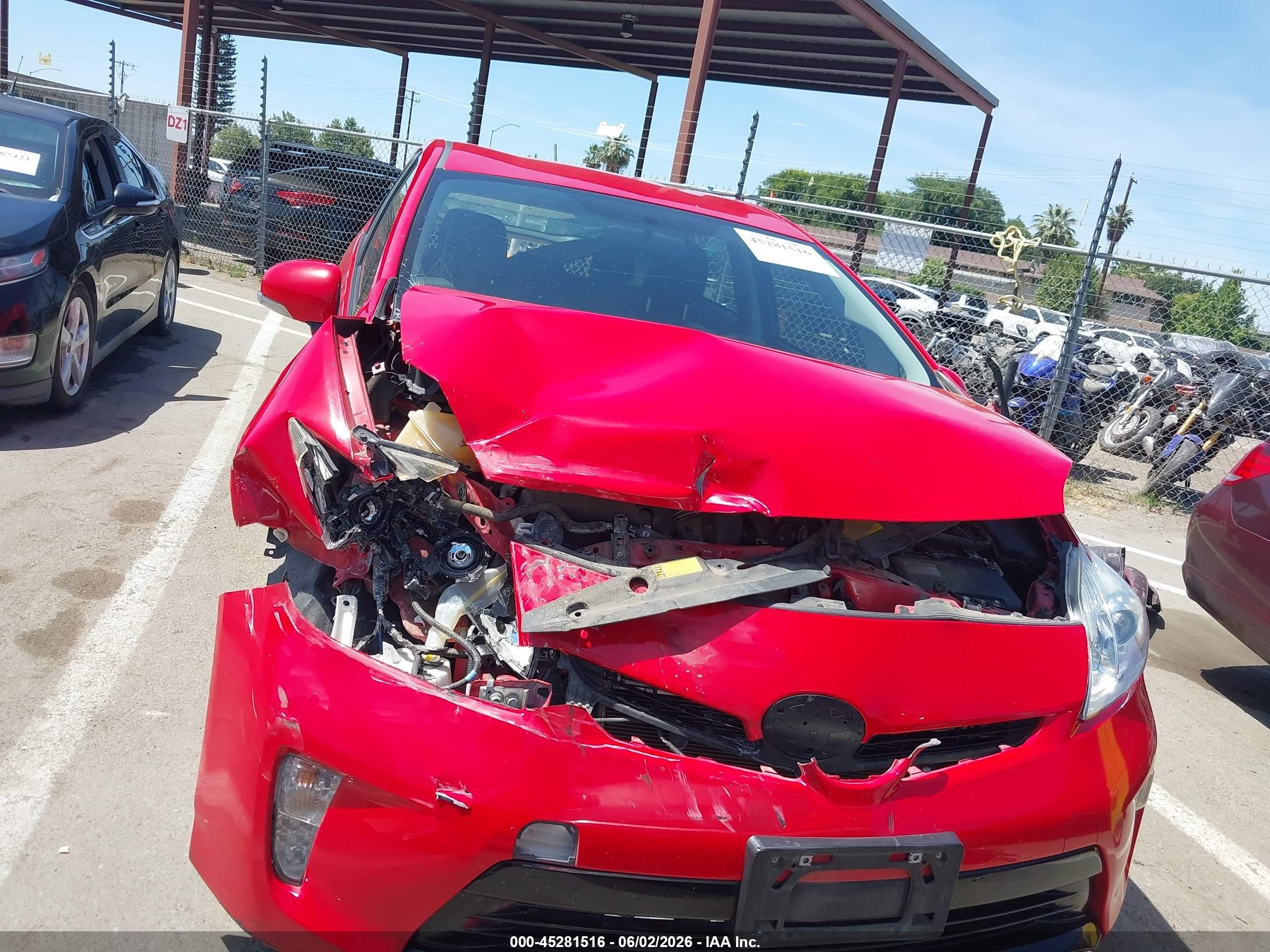 2015 Toyota Prius Persona Series Special Edition Red vin: JTDKN3DU9F0397273