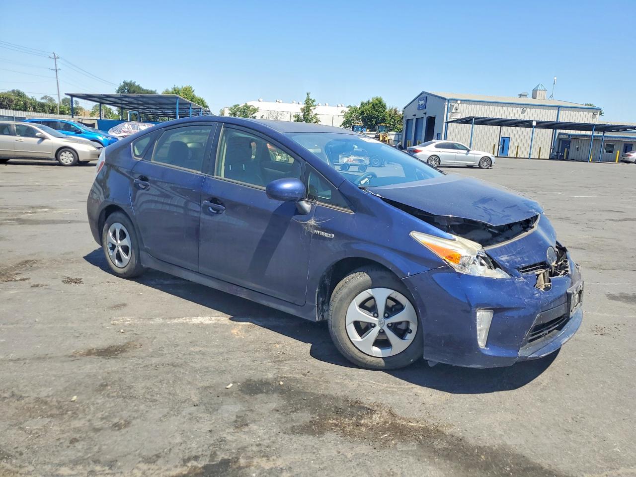 2015 Toyota Prius Two Blue vin: JTDKN3DU9F0402844