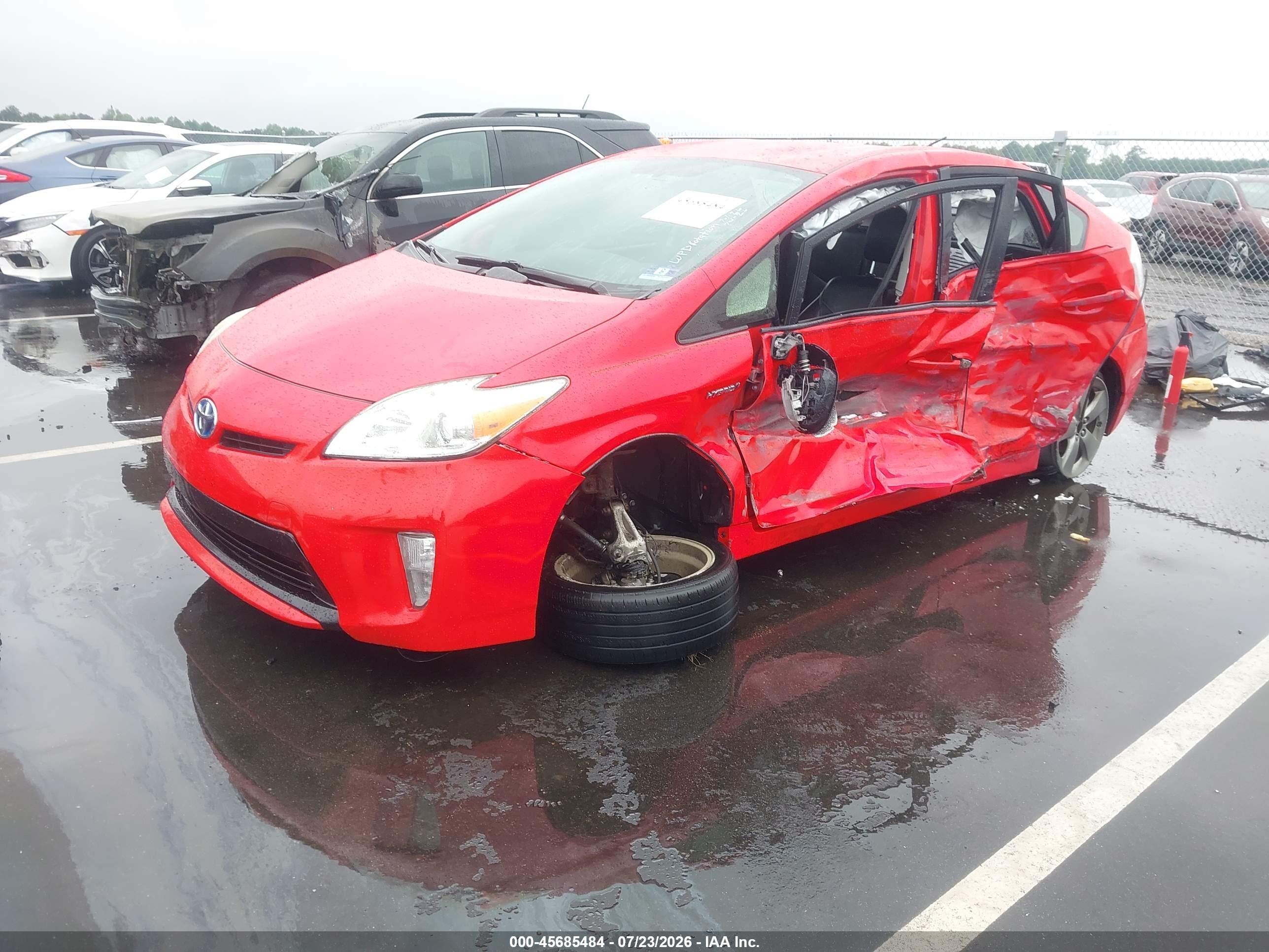 2015 Toyota Prius Persona Series Special Edition Red vin: JTDKN3DU9F0417103