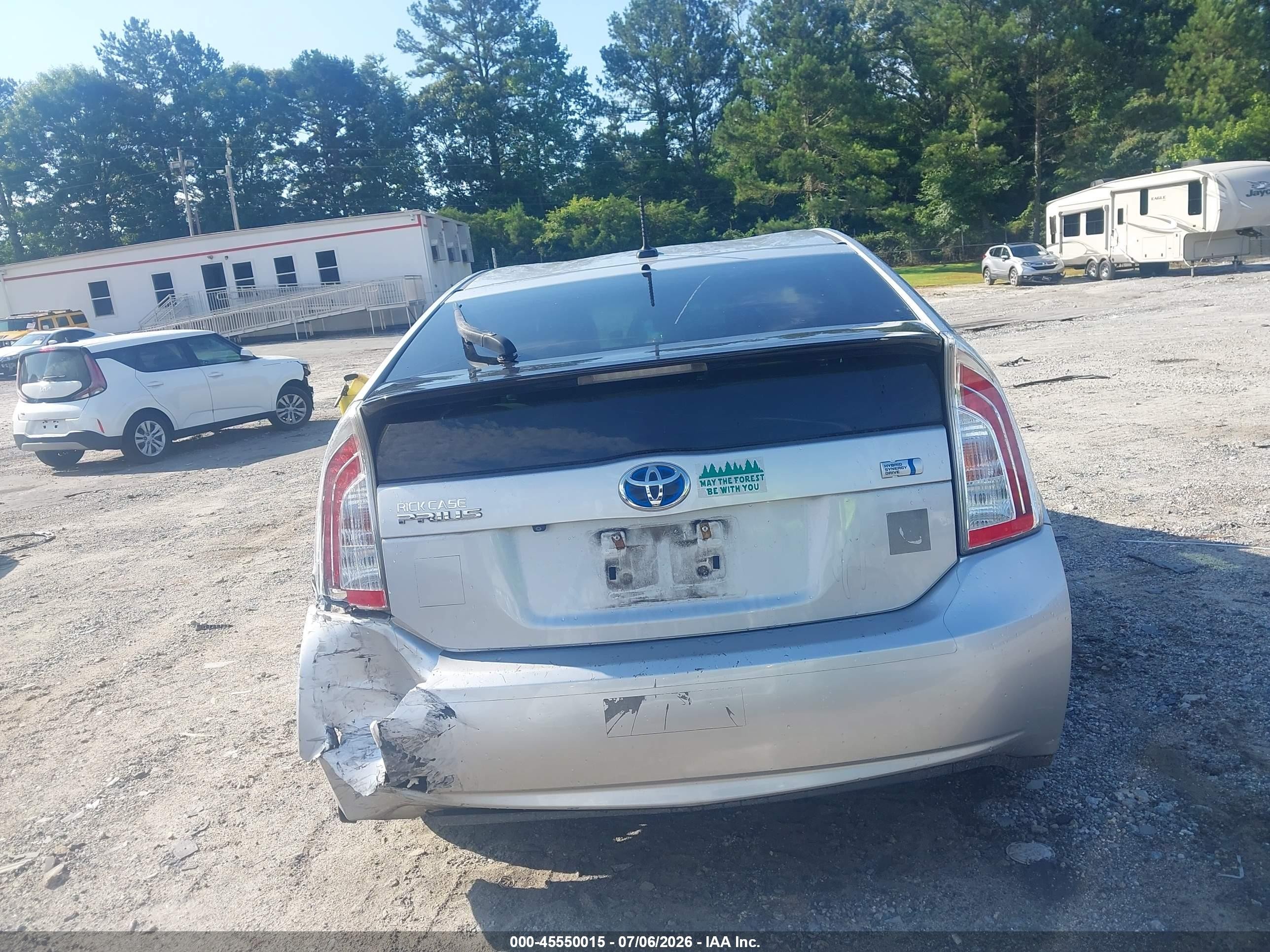 2015 Toyota Prius Three Silver vin: JTDKN3DU9F0426898