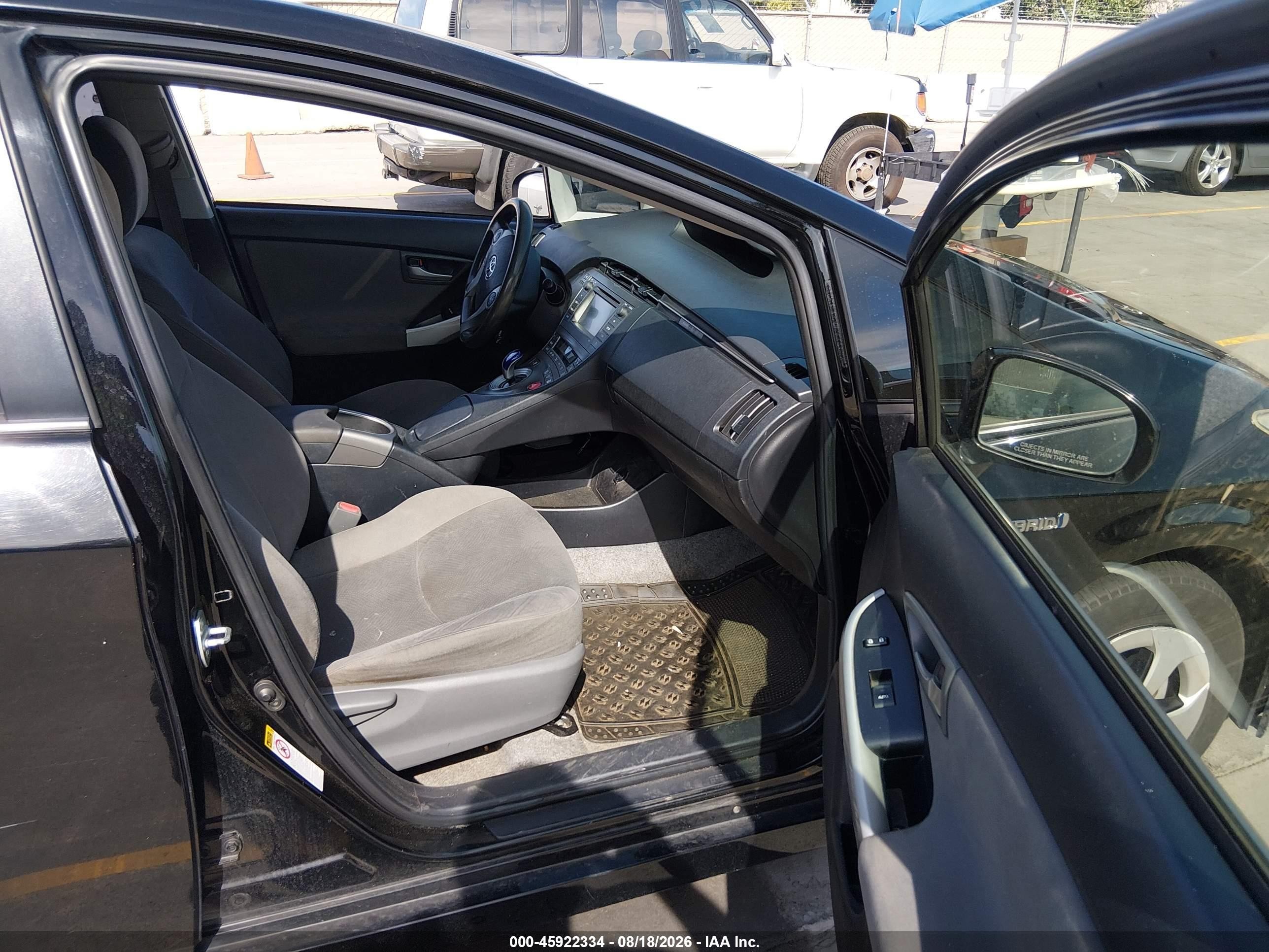 2015 Toyota Prius Two Black vin: JTDKN3DU9F0455320