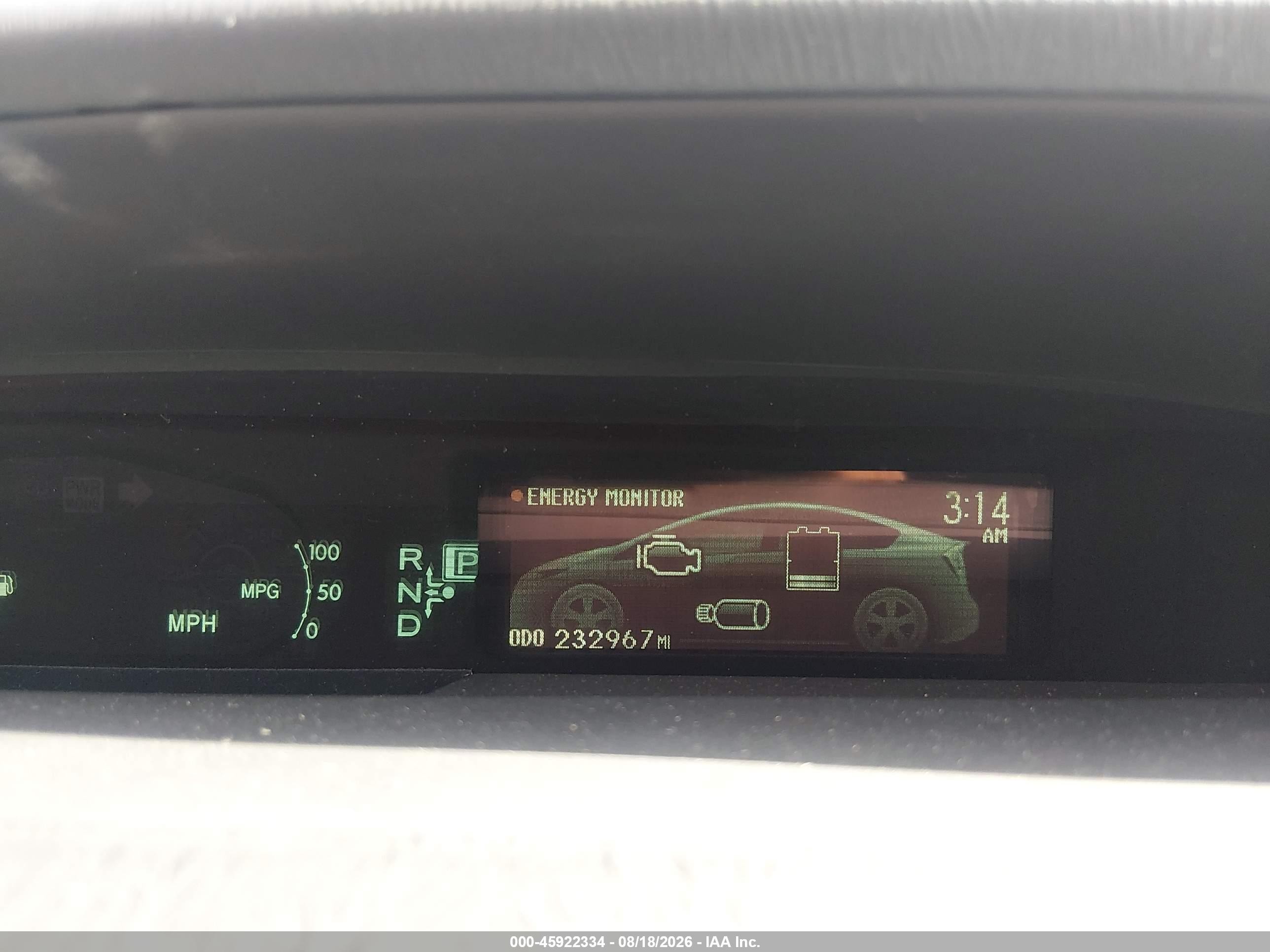 2015 Toyota Prius Two Black vin: JTDKN3DU9F0455320