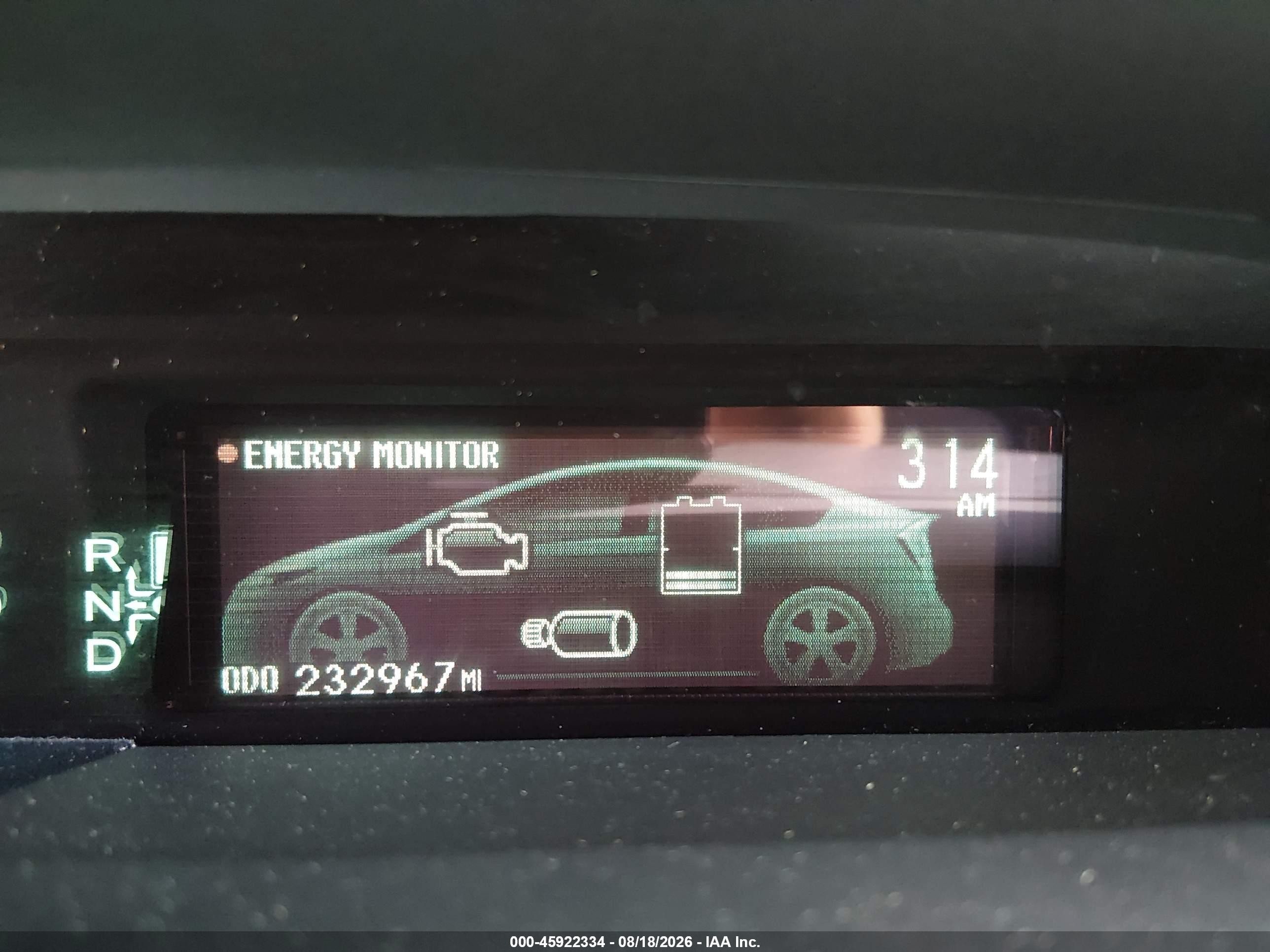 2015 Toyota Prius Two Black vin: JTDKN3DU9F0455320