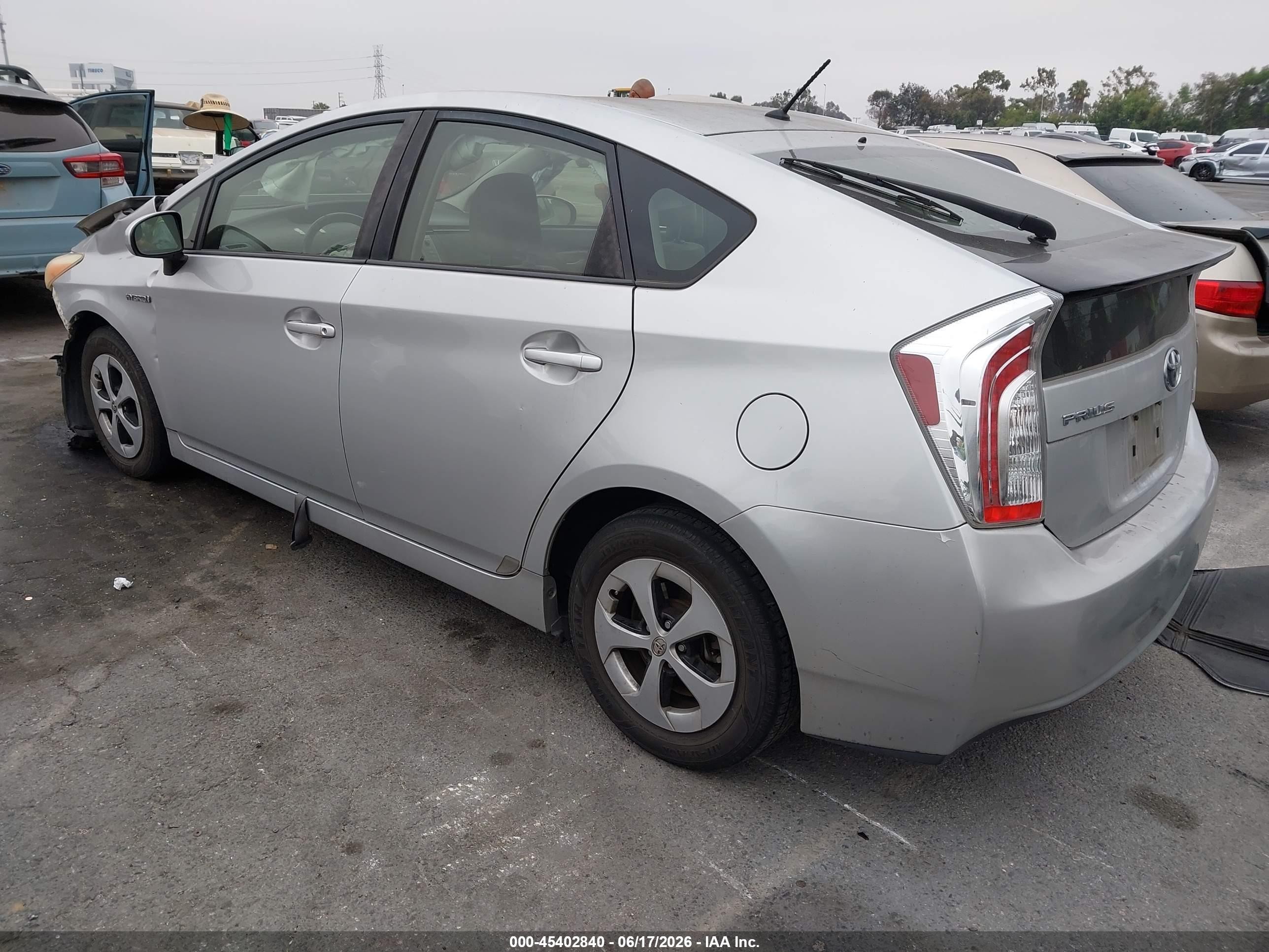 2015 Toyota Prius Two Silver vin: JTDKN3DU9F0456578