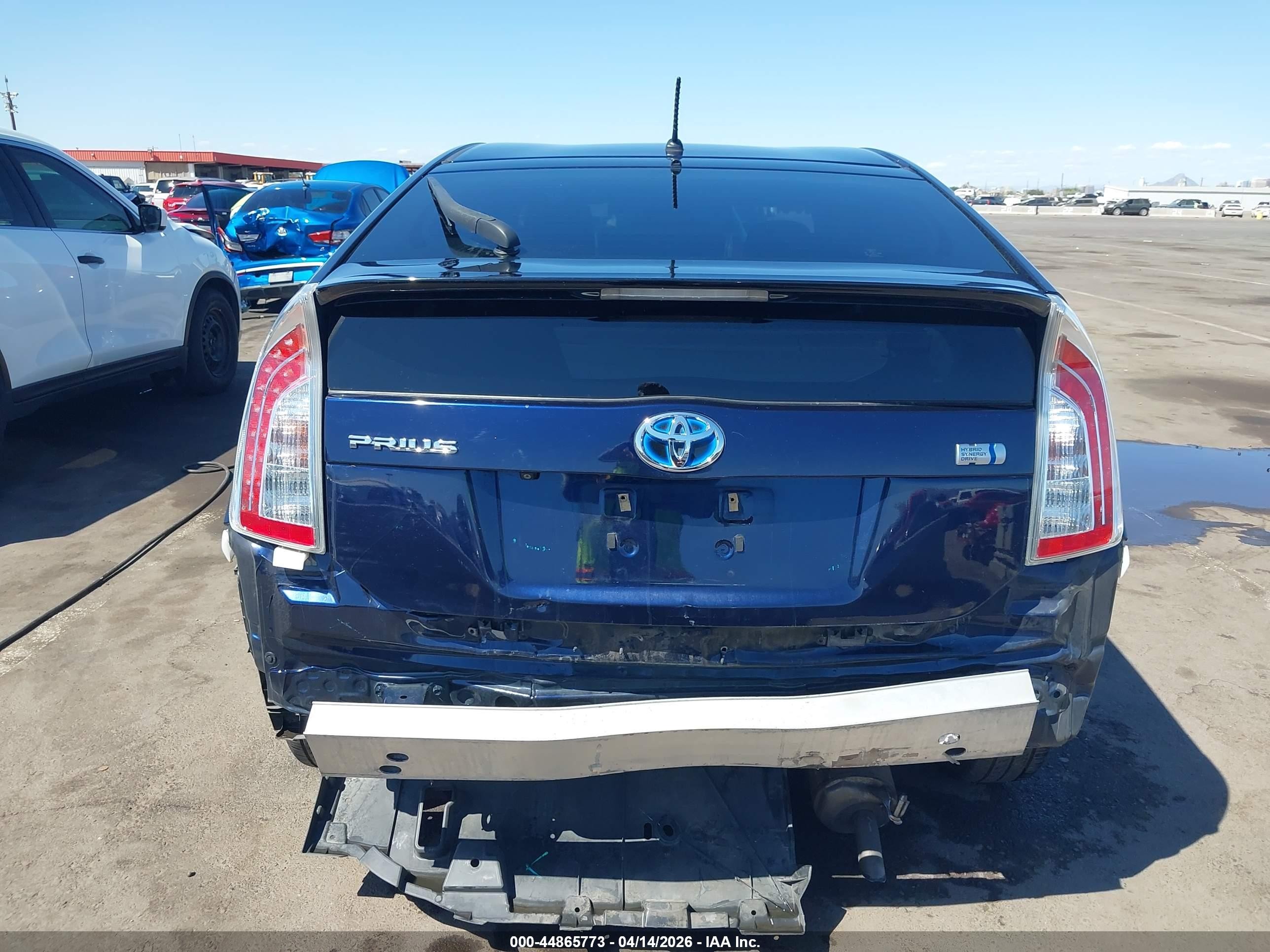 2015 Toyota Prius Two Blue vin: JTDKN3DU9F0467824