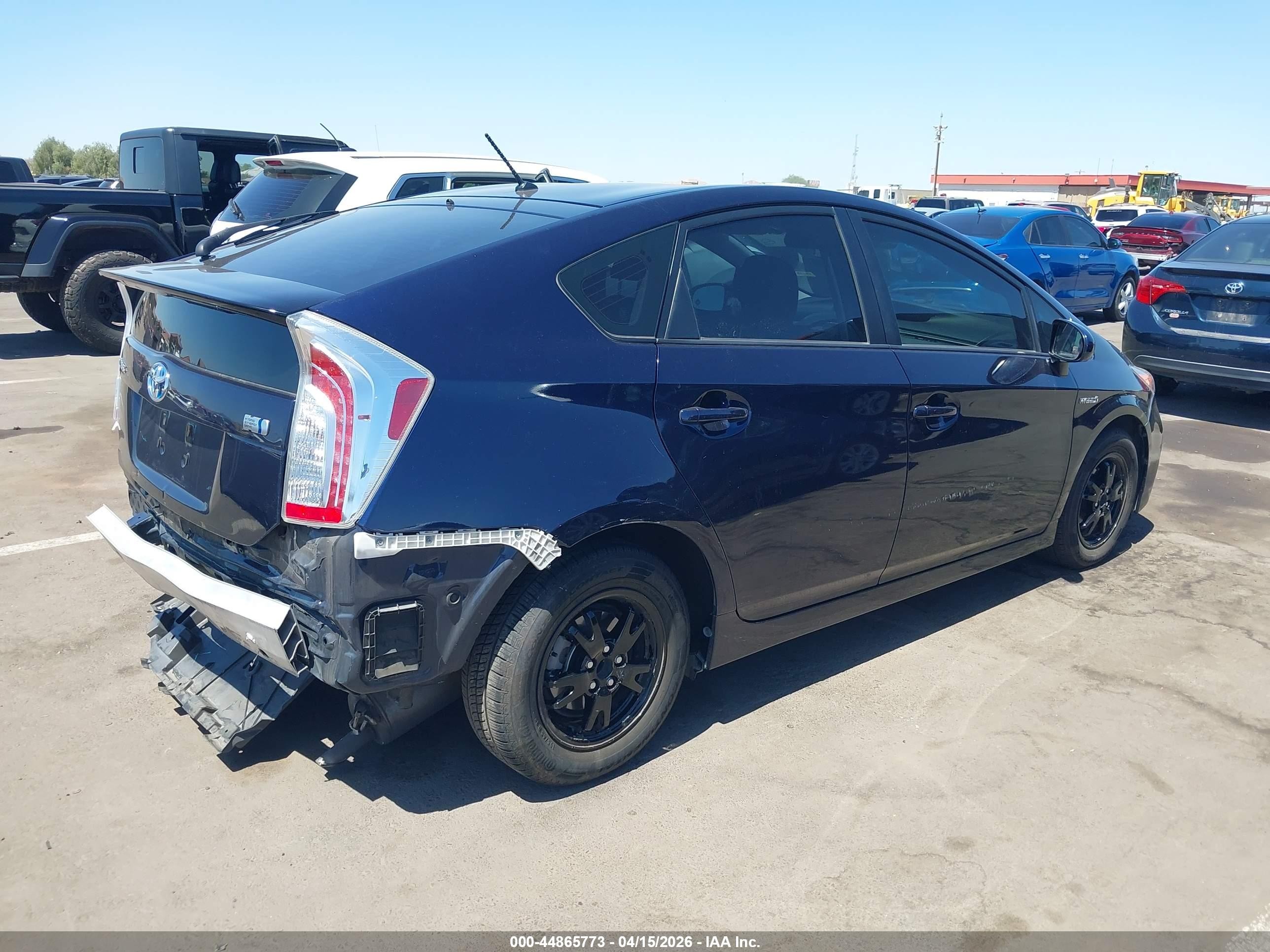 2015 Toyota Prius Two Blue vin: JTDKN3DU9F0467824