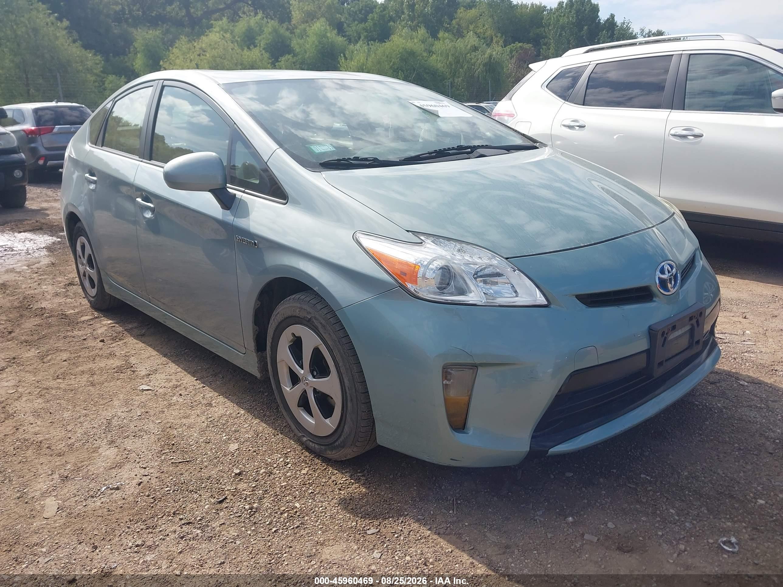 2015 Toyota Prius Four Light Blue vin: JTDKN3DU9F1884323
