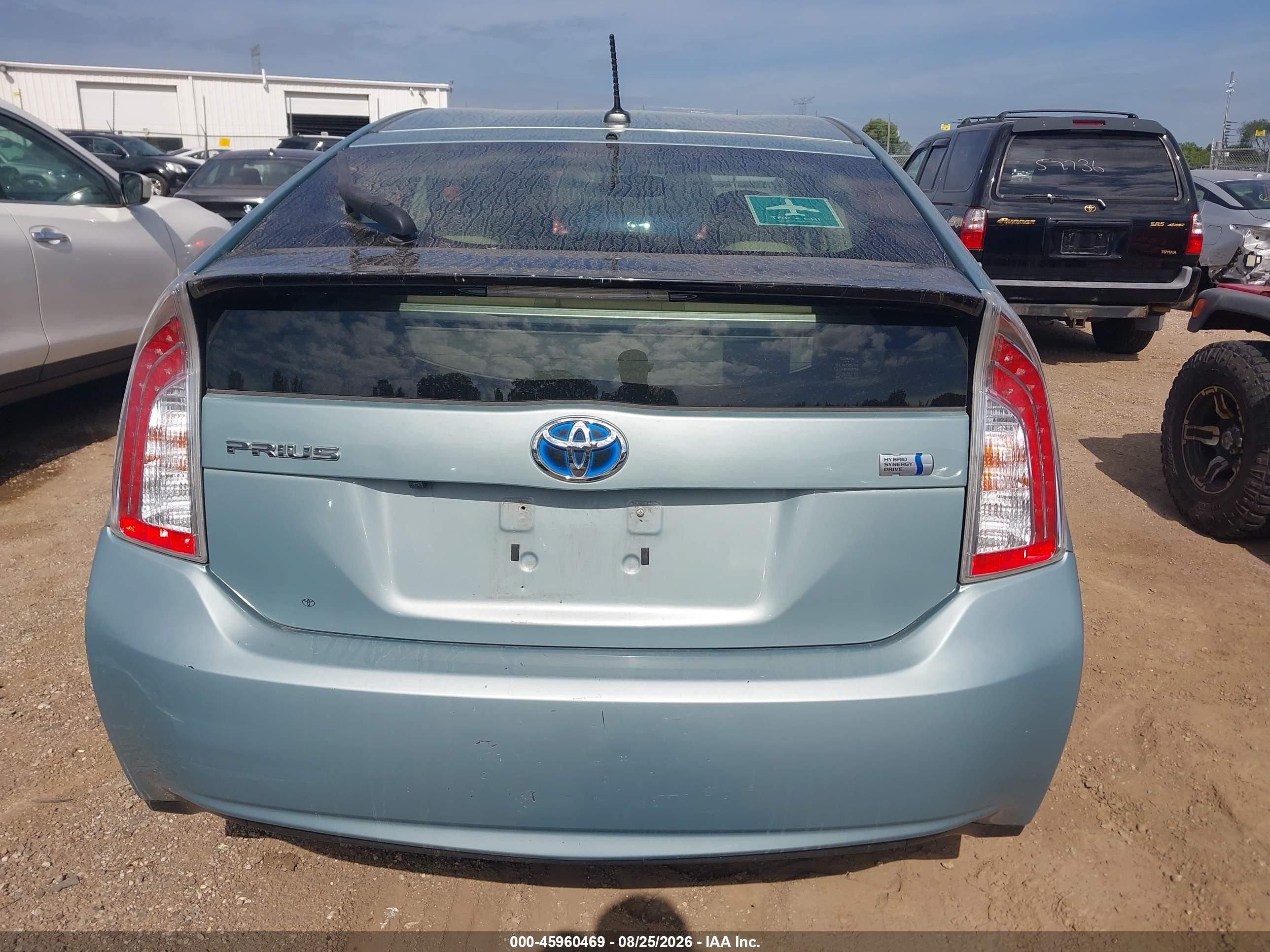 2015 Toyota Prius Four Light Blue vin: JTDKN3DU9F1884323