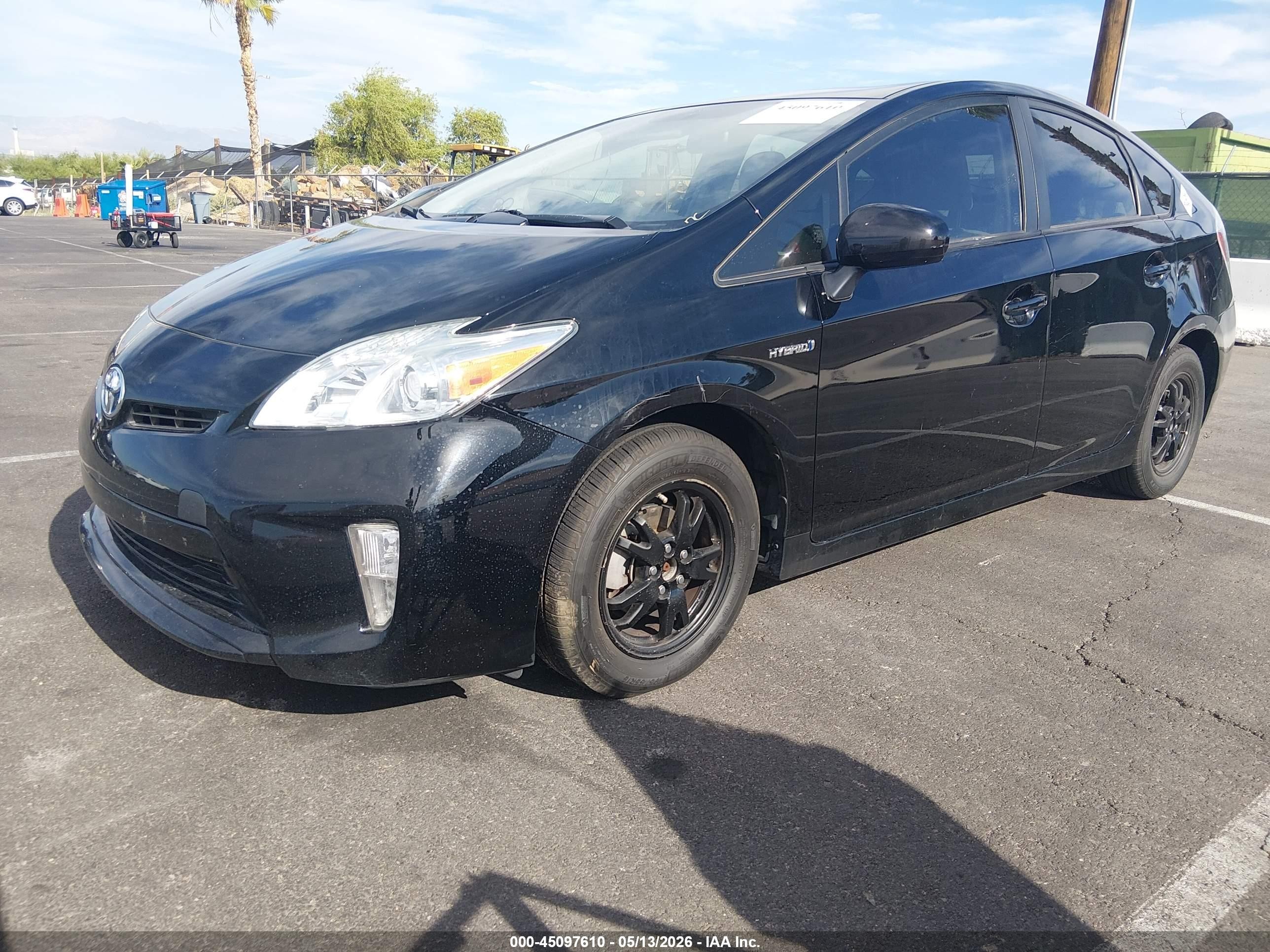 2015 Toyota Prius   Черный vin: JTDKN3DU9F1929227
