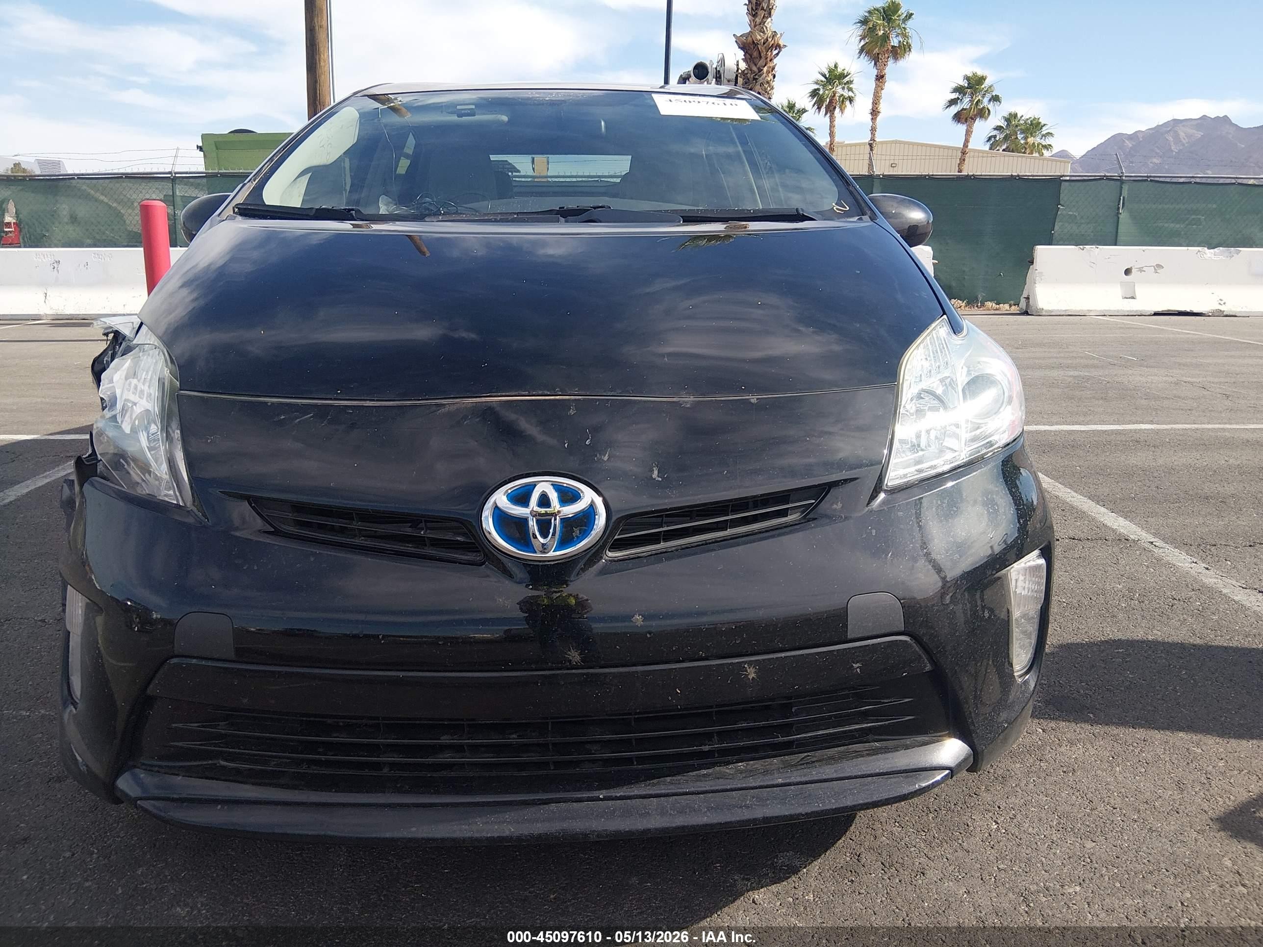 2015 Toyota Prius   Черный vin: JTDKN3DU9F1929227