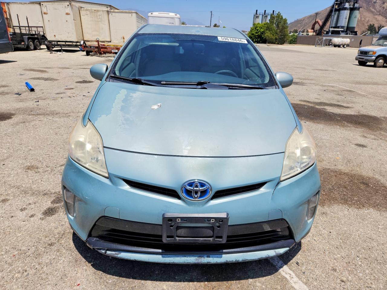 2015 Toyota Prius Two Зеленый vin: JTDKN3DU9F1941880