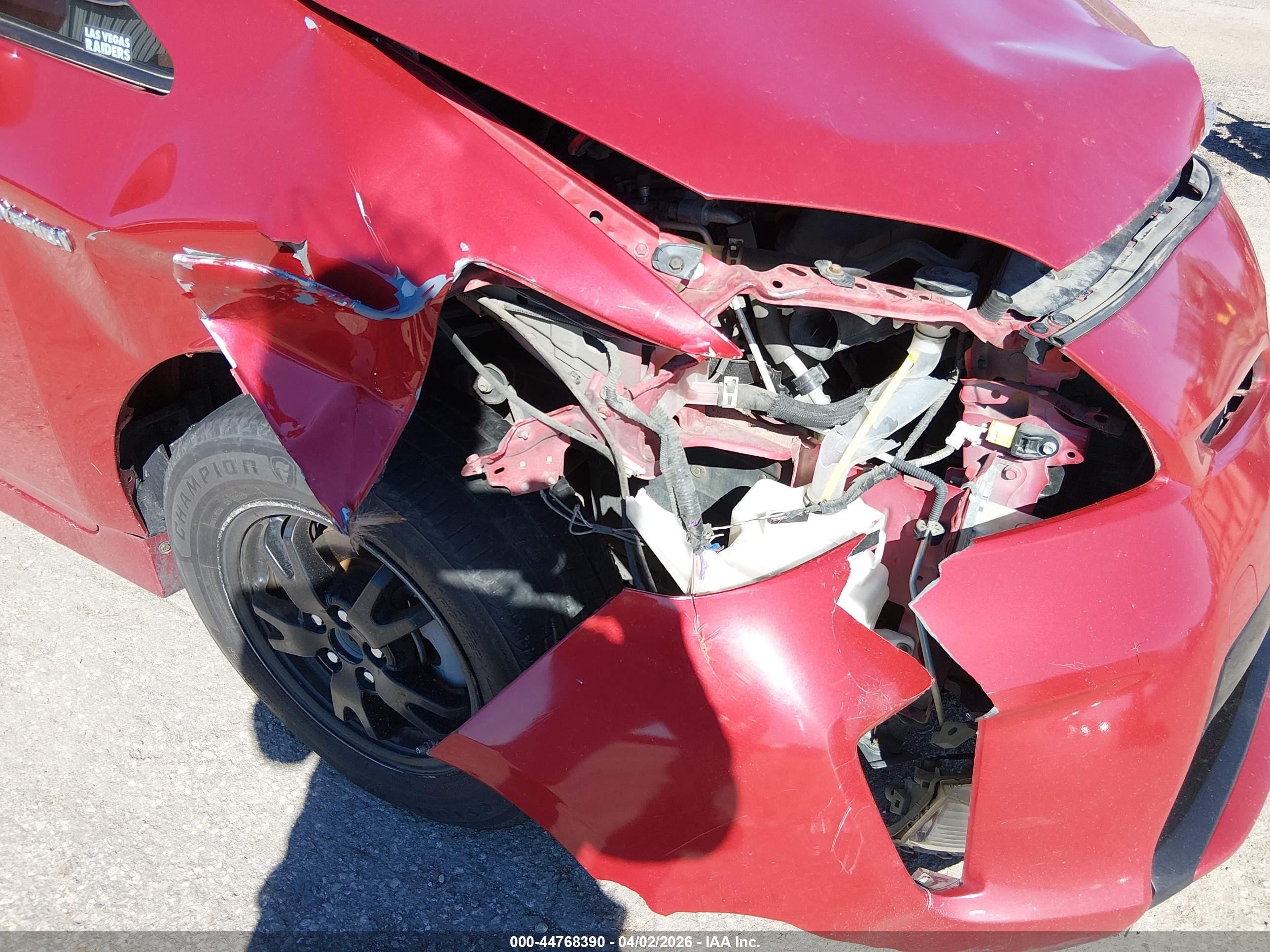 2015 Toyota Prius Four Red vin: JTDKN3DU9F1957979