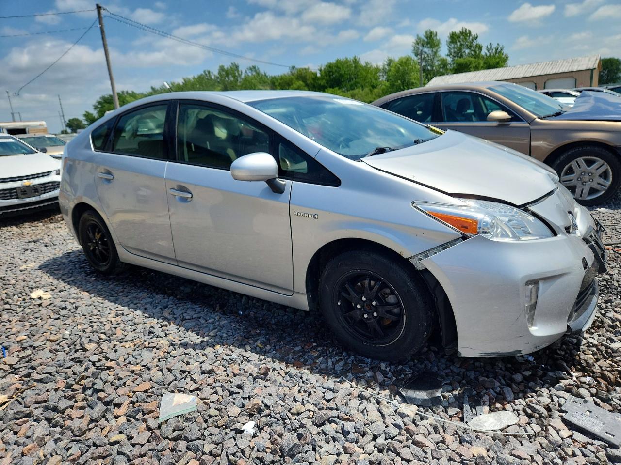 2015 Toyota Prius Two Silver vin: JTDKN3DU9F1992750