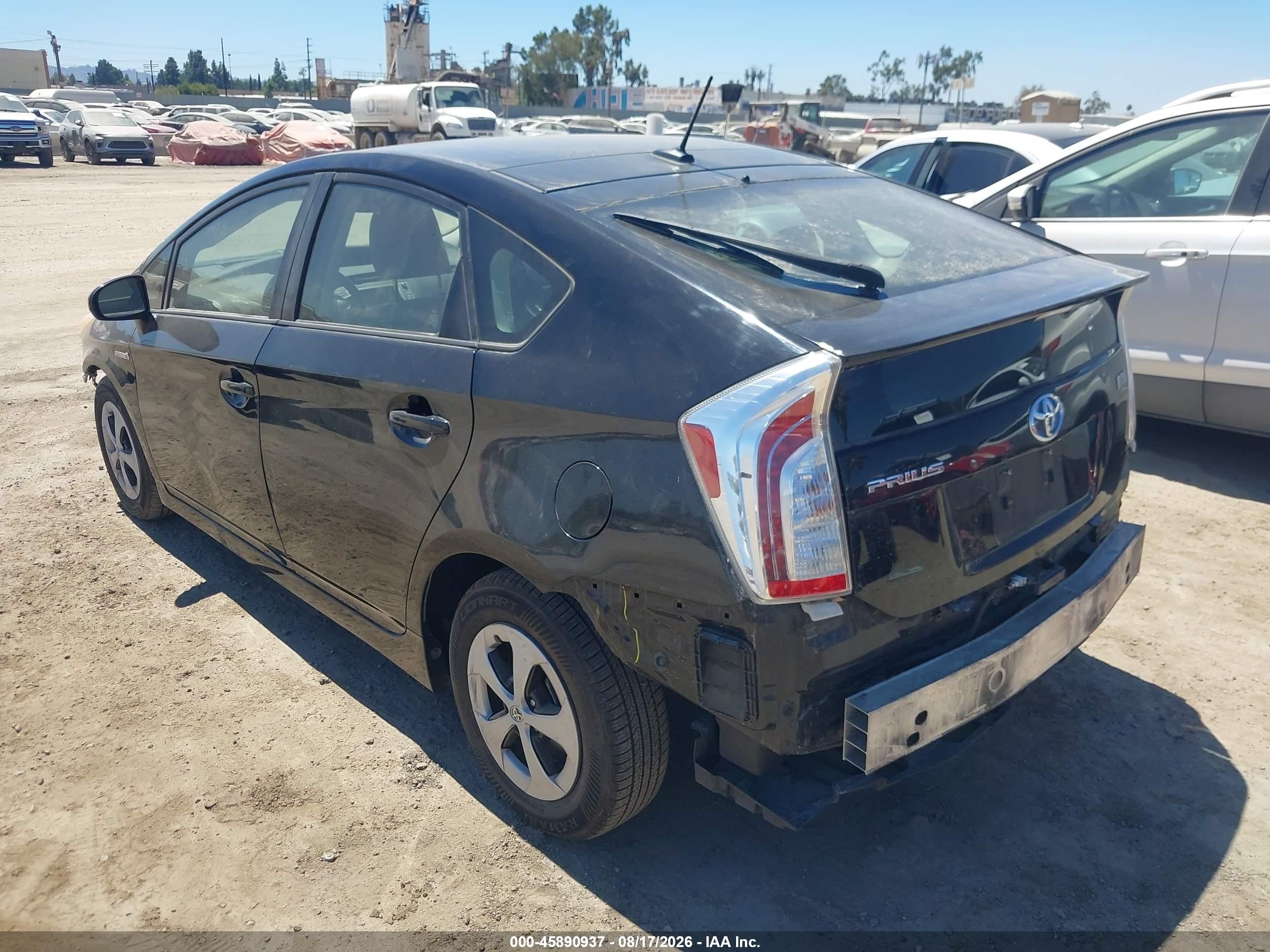 2015 Toyota Prius Four Черный vin: JTDKN3DU9F1996717