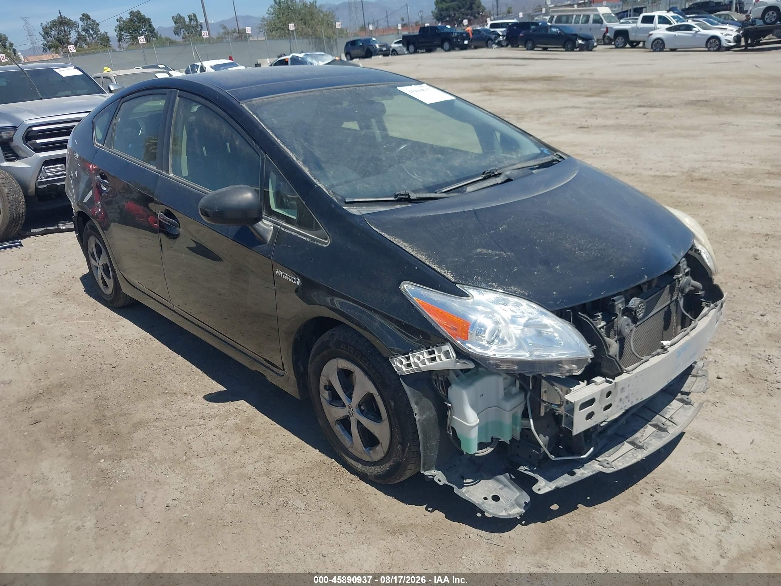 2015 Toyota Prius Four Black vin: JTDKN3DU9F1996717