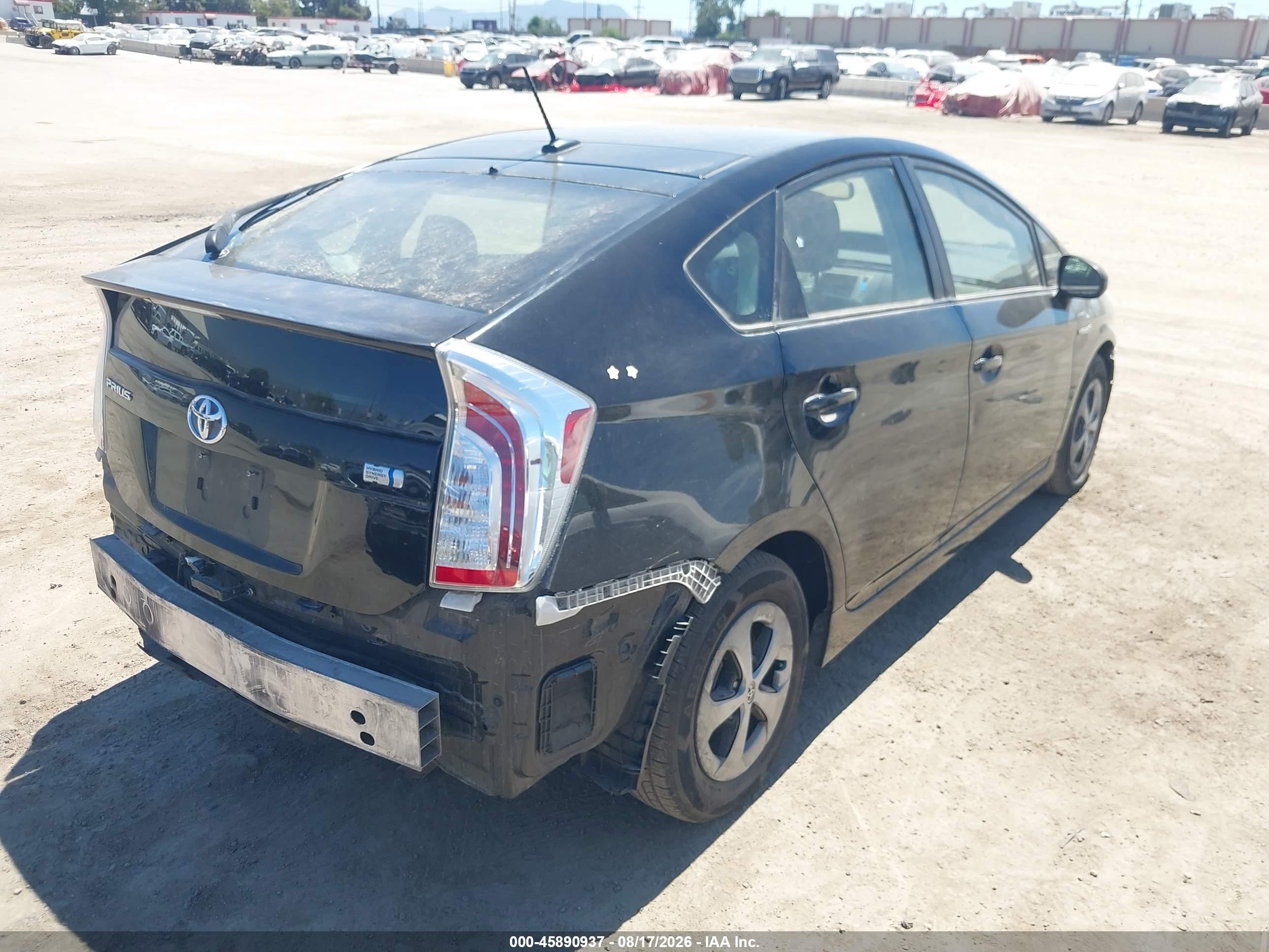 2015 Toyota Prius Four Черный vin: JTDKN3DU9F1996717