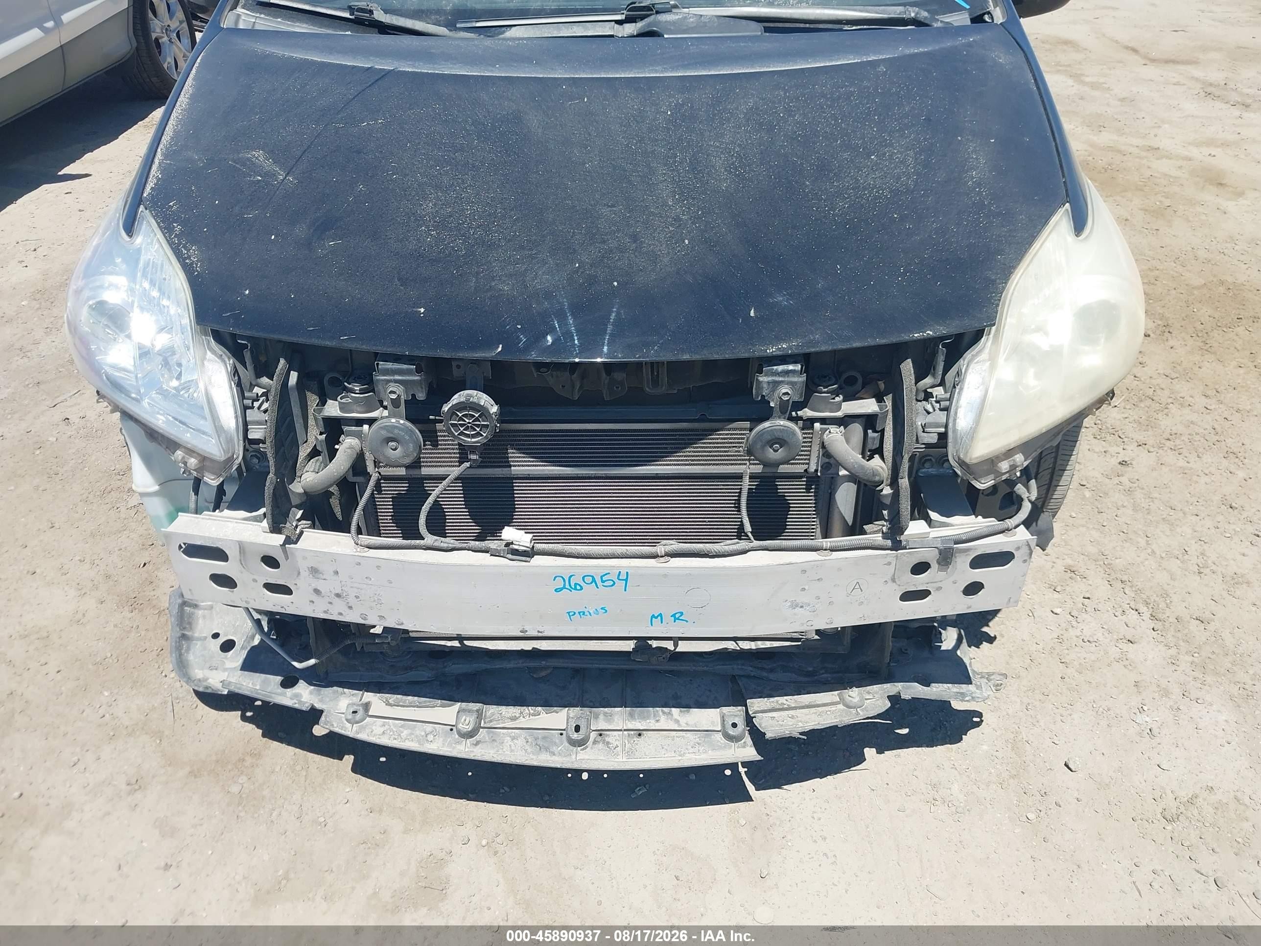 2015 Toyota Prius Four Черный vin: JTDKN3DU9F1996717