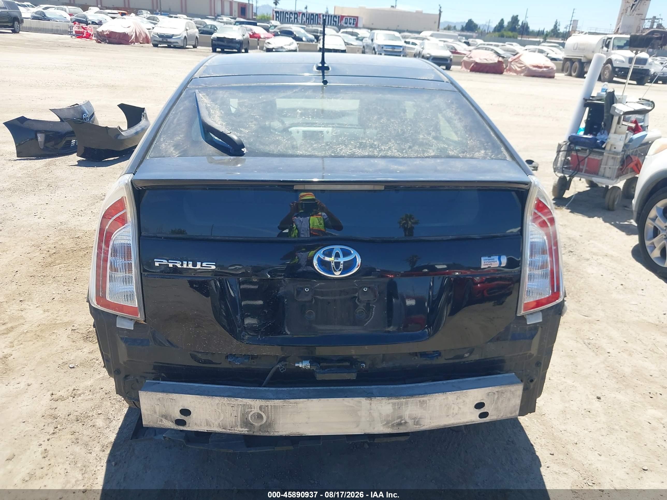 2015 Toyota Prius Four Черный vin: JTDKN3DU9F1996717