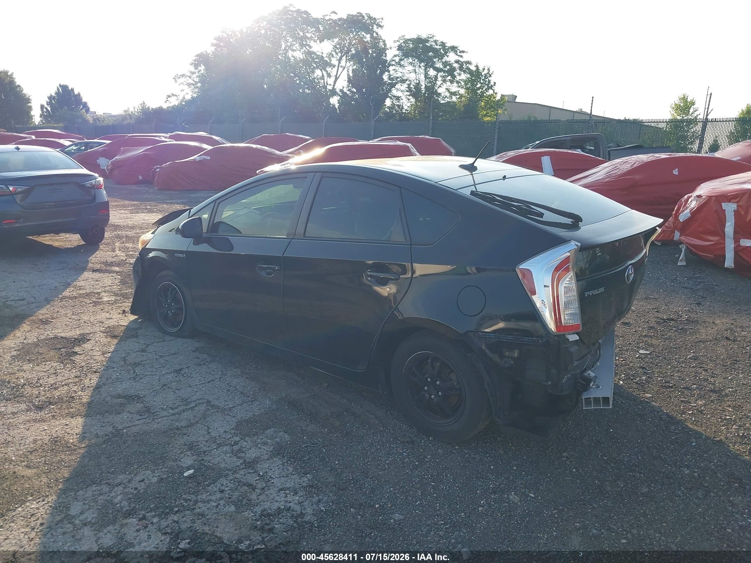 2012 Toyota Prius   Black vin: JTDKN3DUOC5453969