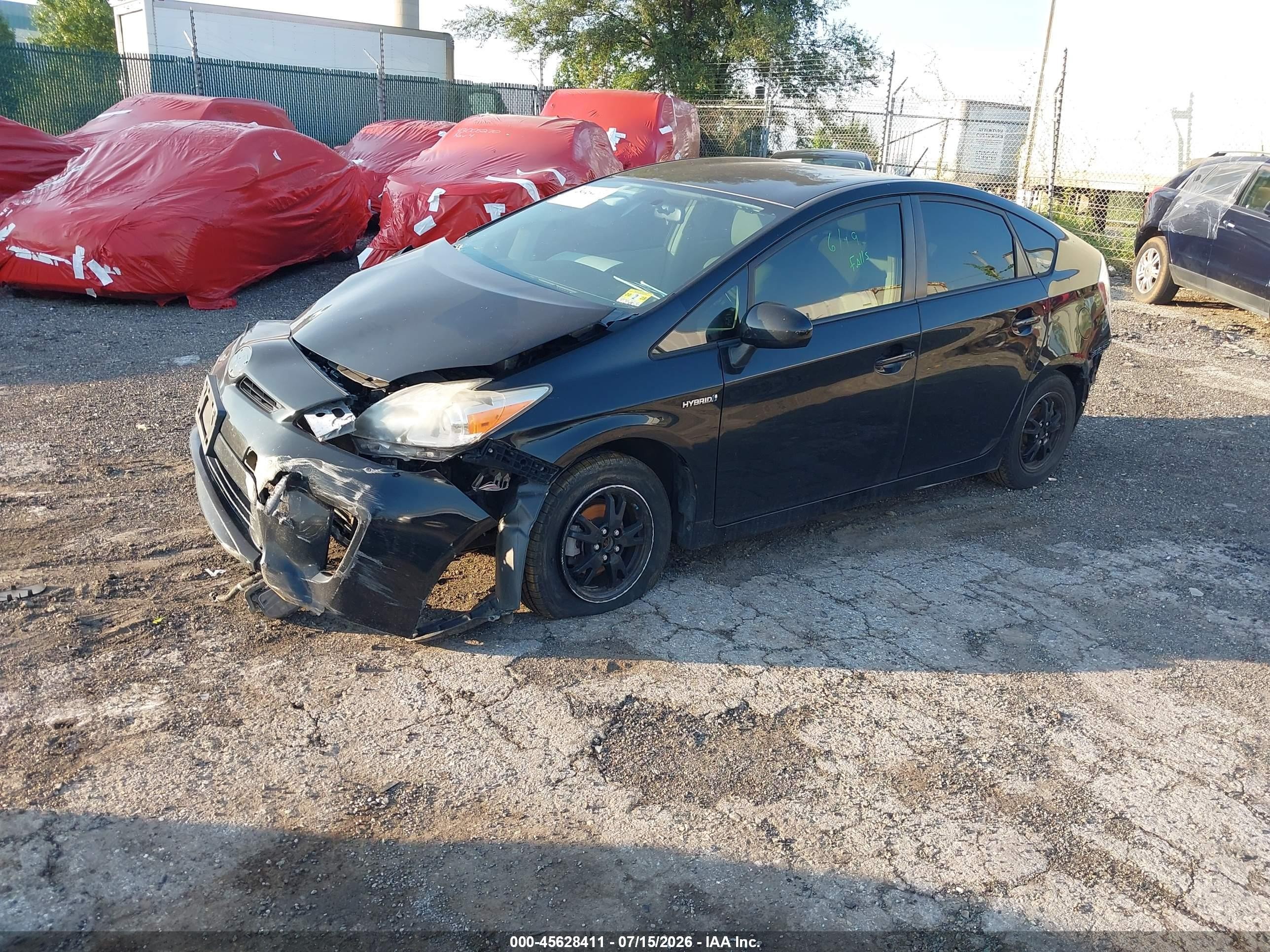 2012 Toyota Prius   Black vin: JTDKN3DUOC5453969