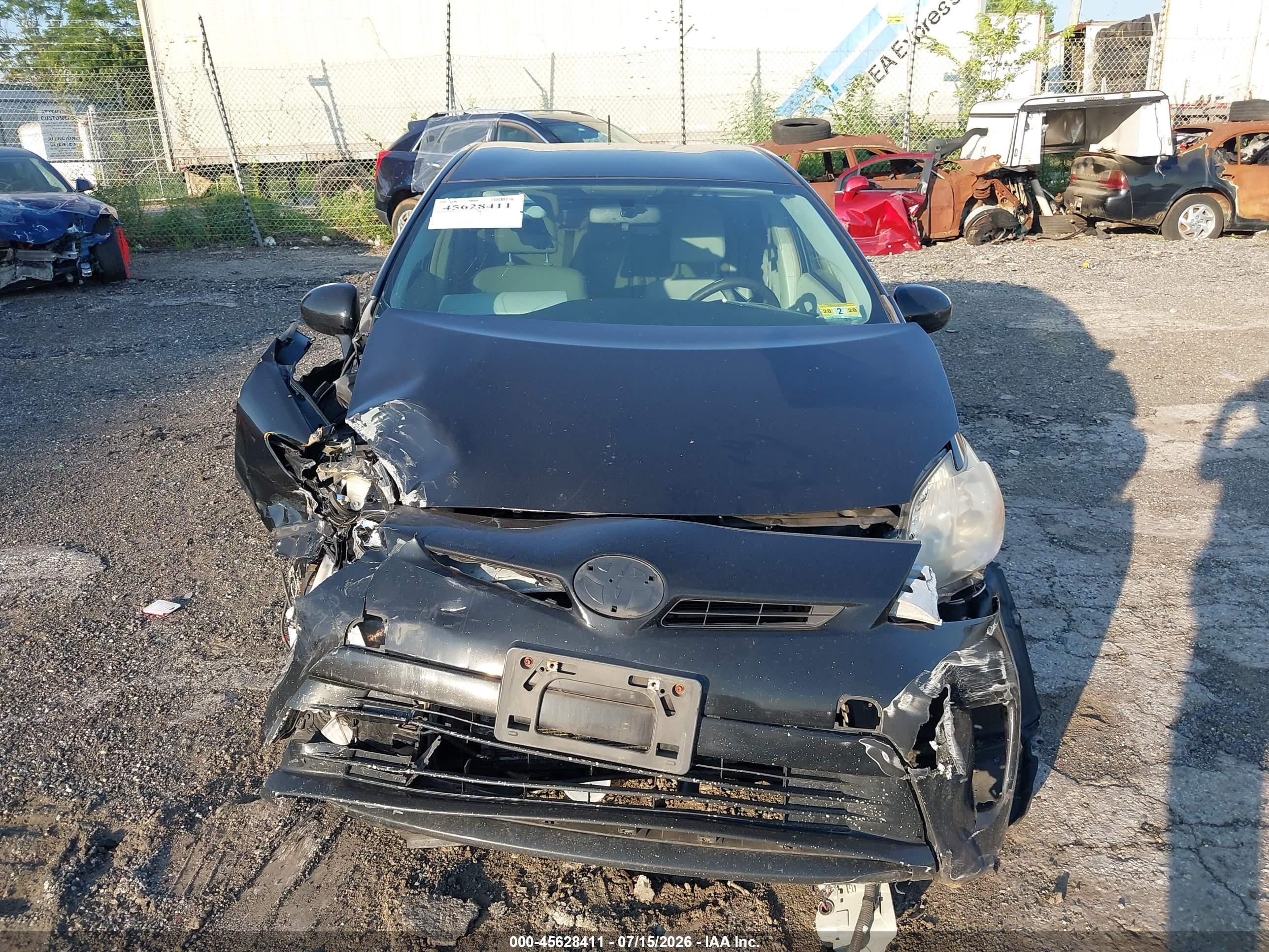 2012 Toyota Prius   Black vin: JTDKN3DUOC5453969