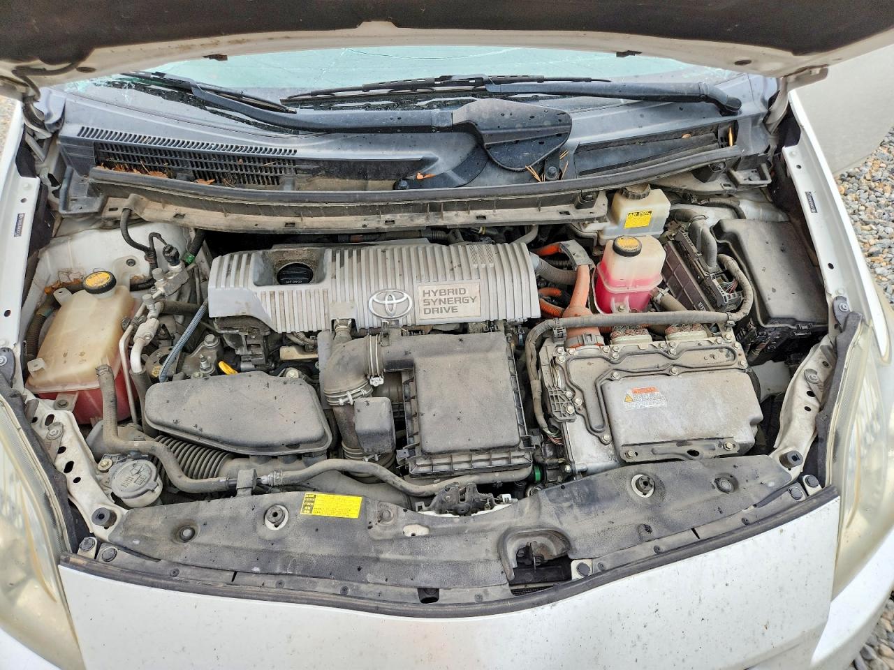 2010 Toyota Prius Ii White vin: JTDKN3DUXA0001361