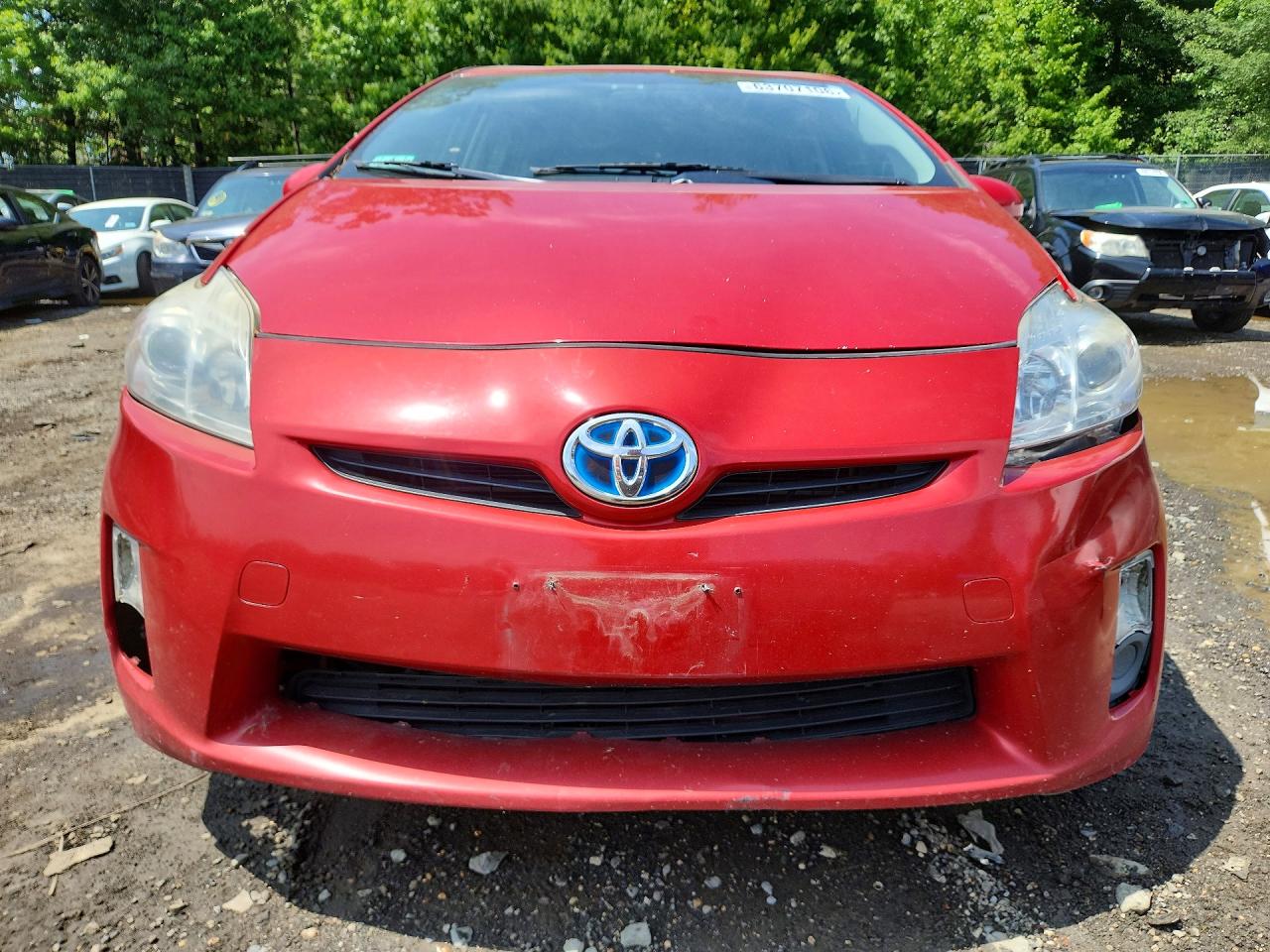 2010 Toyota Prius Ii Red vin: JTDKN3DUXA0004227