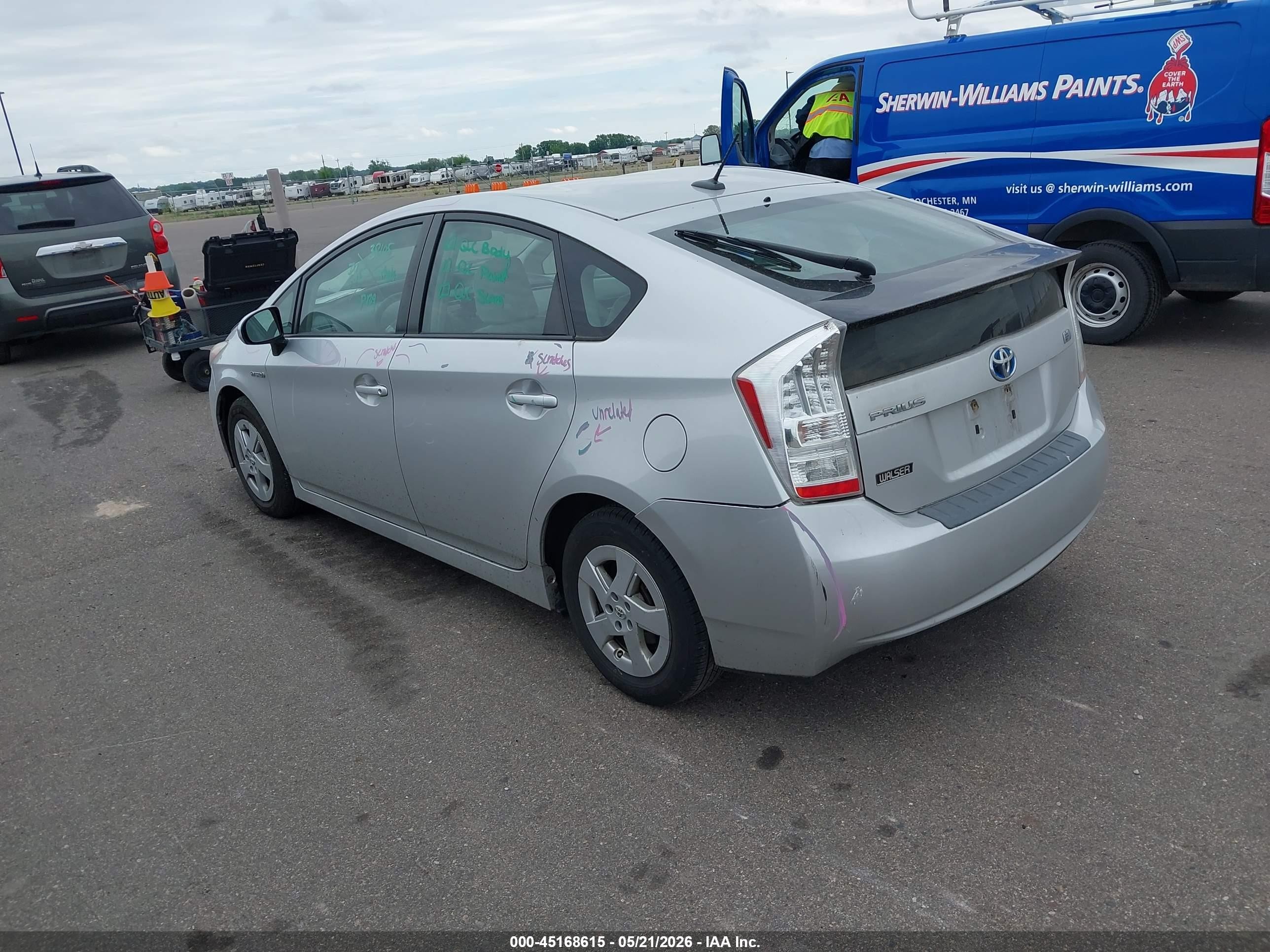 2010 Toyota Prius Iii Silver vin: JTDKN3DUXA0004471