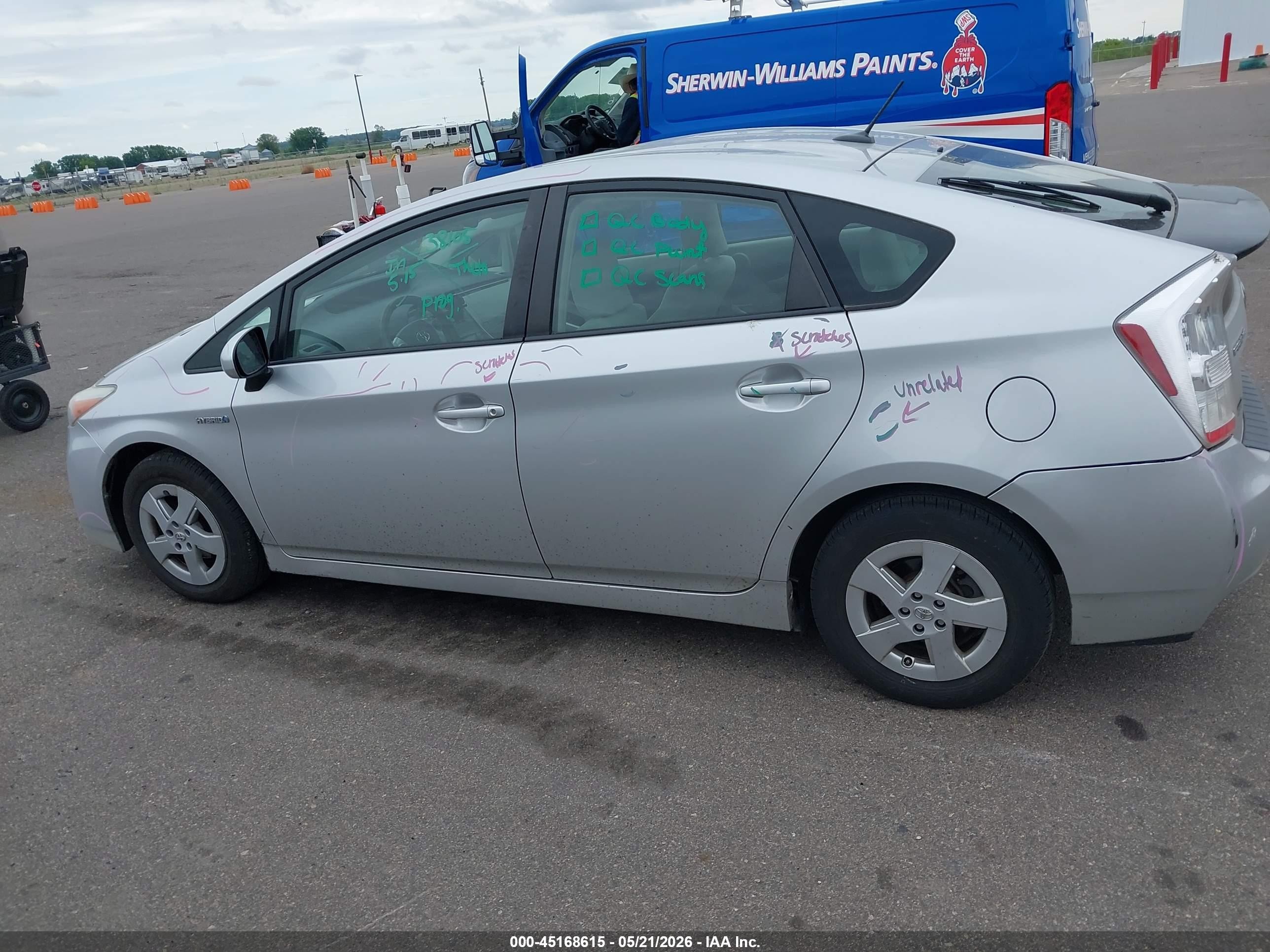 2010 Toyota Prius Iii Silver vin: JTDKN3DUXA0004471