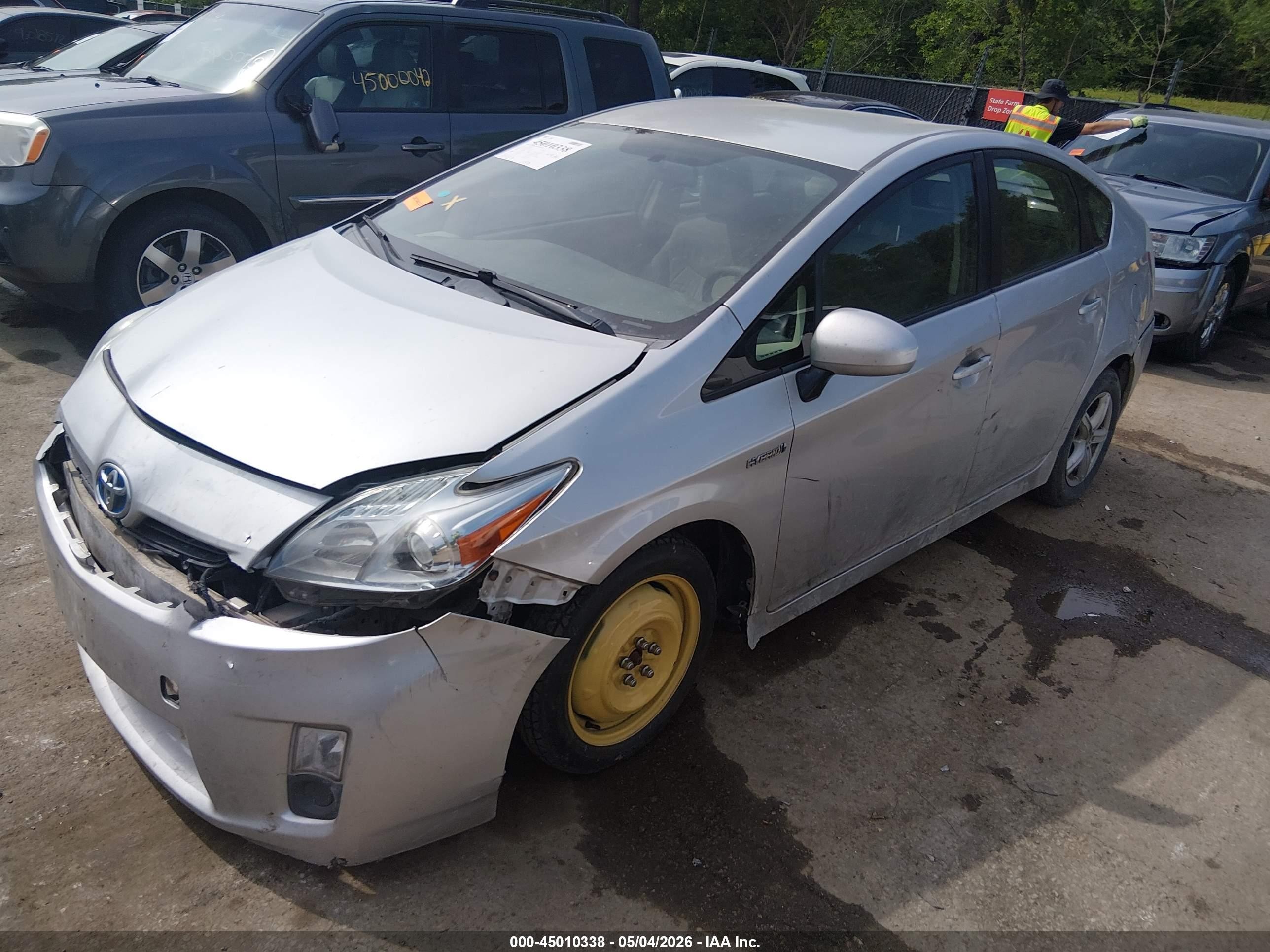2010 Toyota Prius Iii Серебряный vin: JTDKN3DUXA0006480