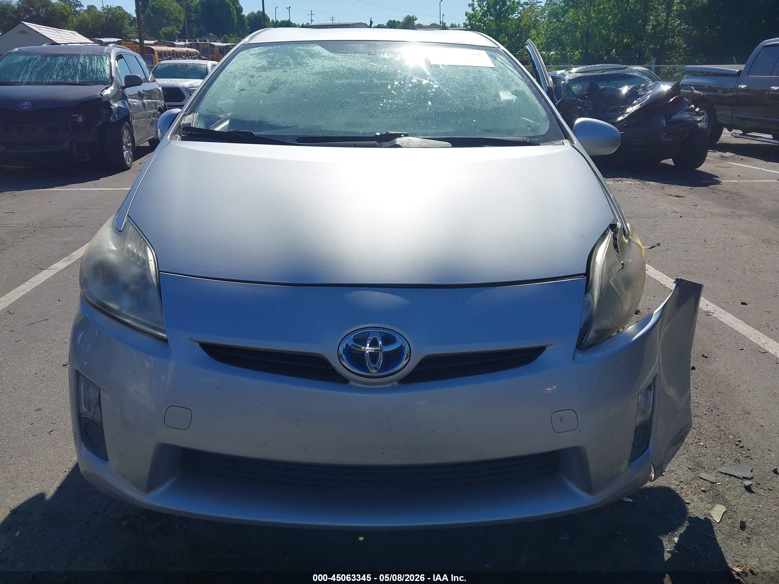 2010 Toyota Prius Iv Silver vin: JTDKN3DUXA0038345