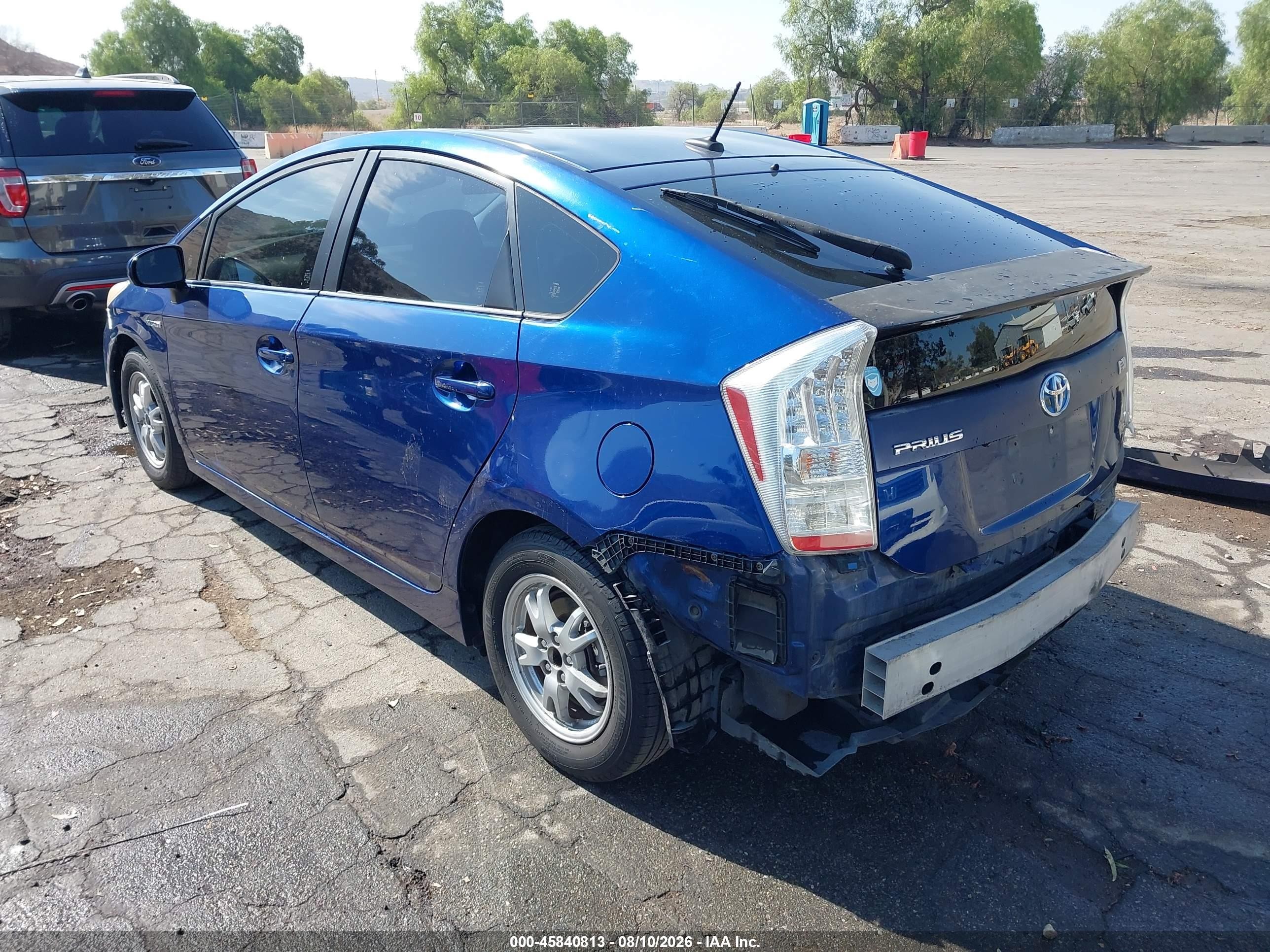 2010 Toyota Prius   Blue vin: JTDKN3DUXA0045795