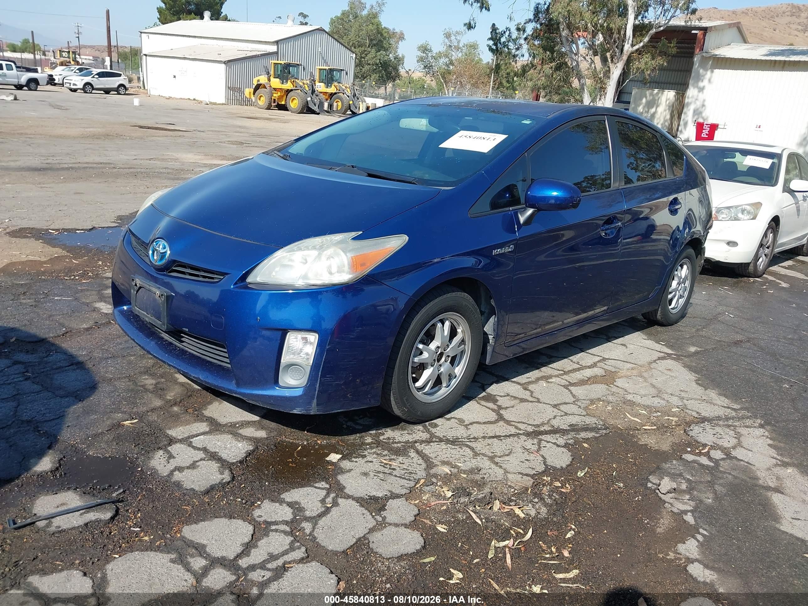 2010 Toyota Prius   Blue vin: JTDKN3DUXA0045795