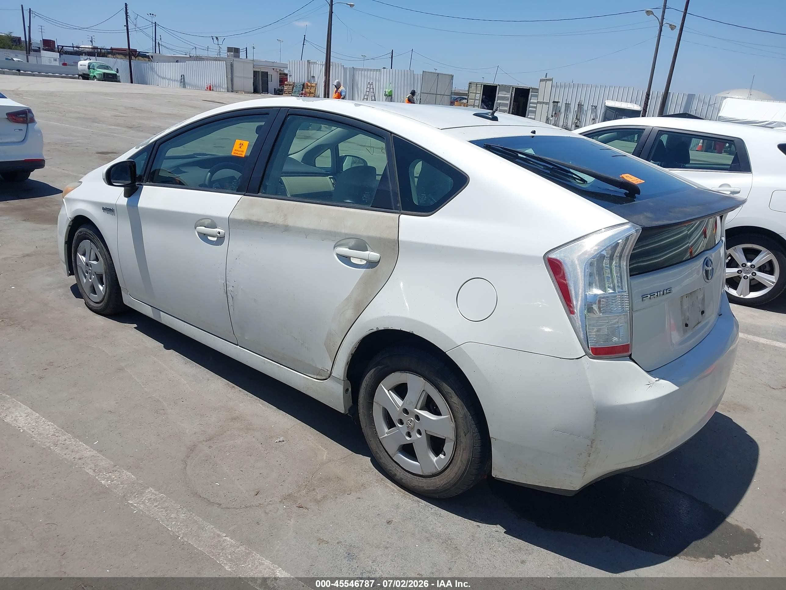 2010 Toyota Prius Iii Белый vin: JTDKN3DUXA0050205